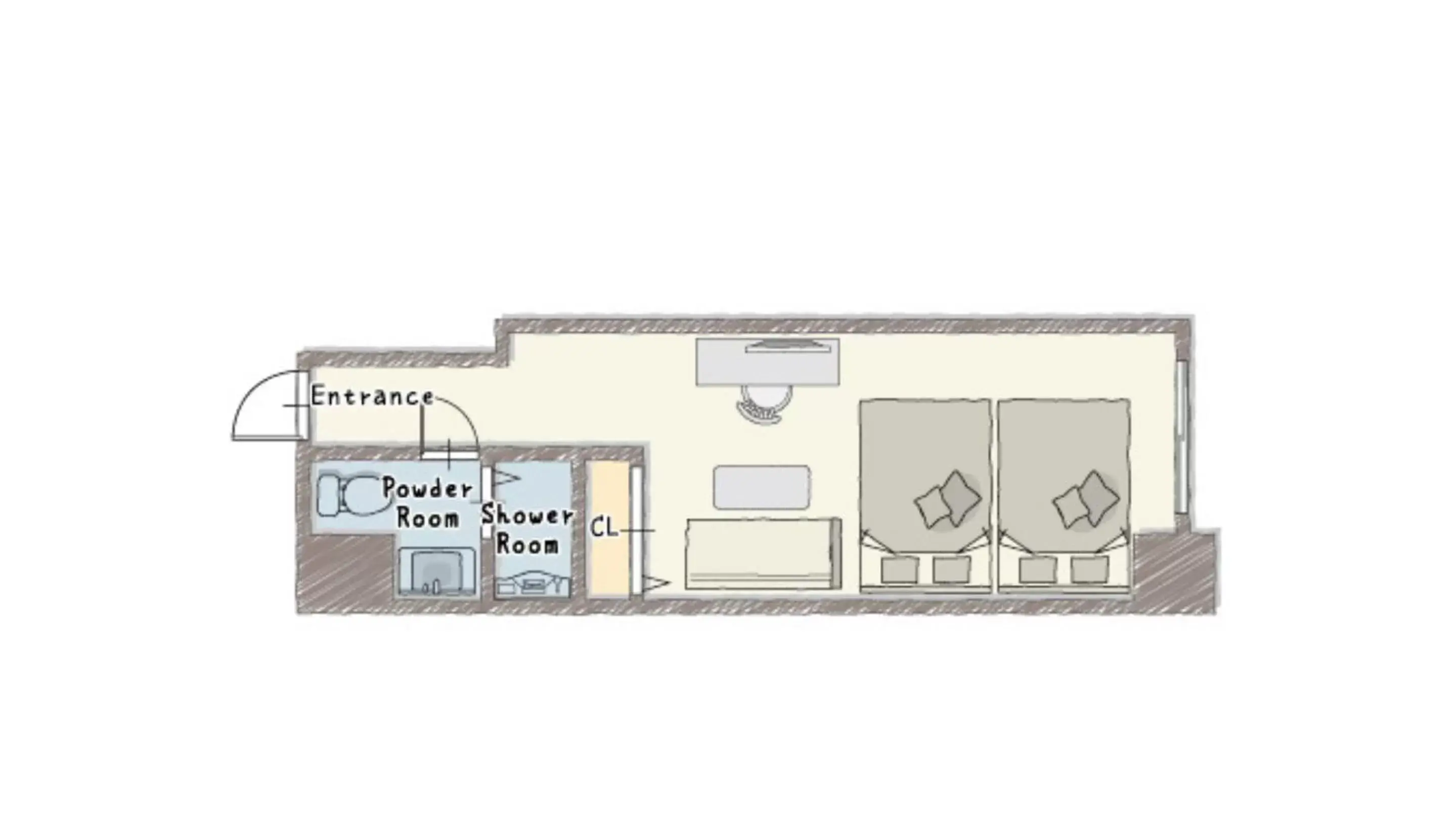 Floor Plan in HAUZA Kyoto Gojo Karasuma