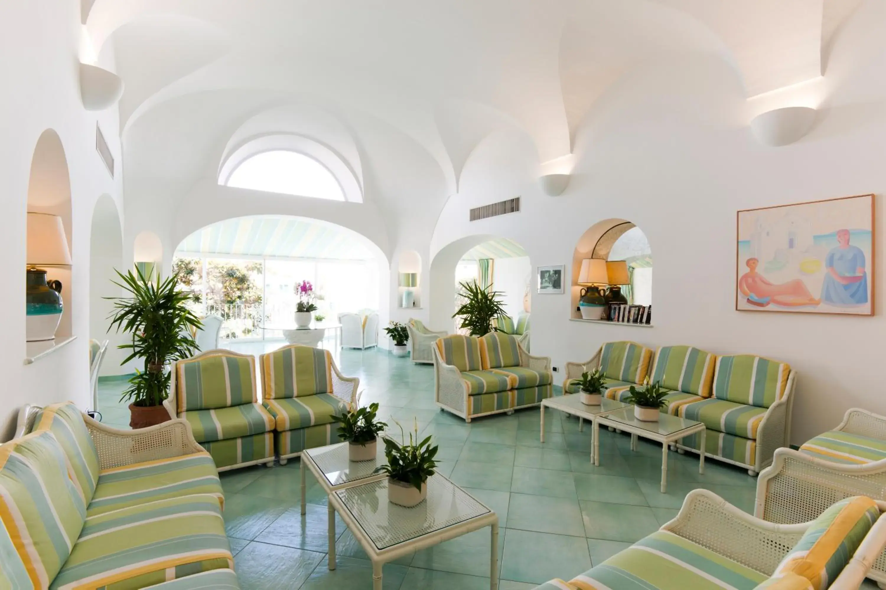 Spring, Seating Area in Hotel Floridiana Terme