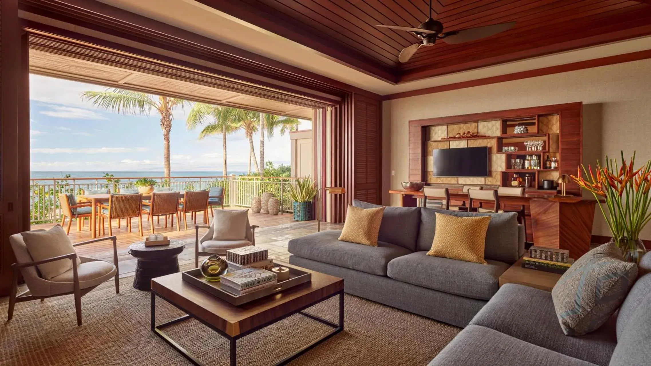 Balcony/Terrace, Seating Area in Four Seasons Resort Hualalai