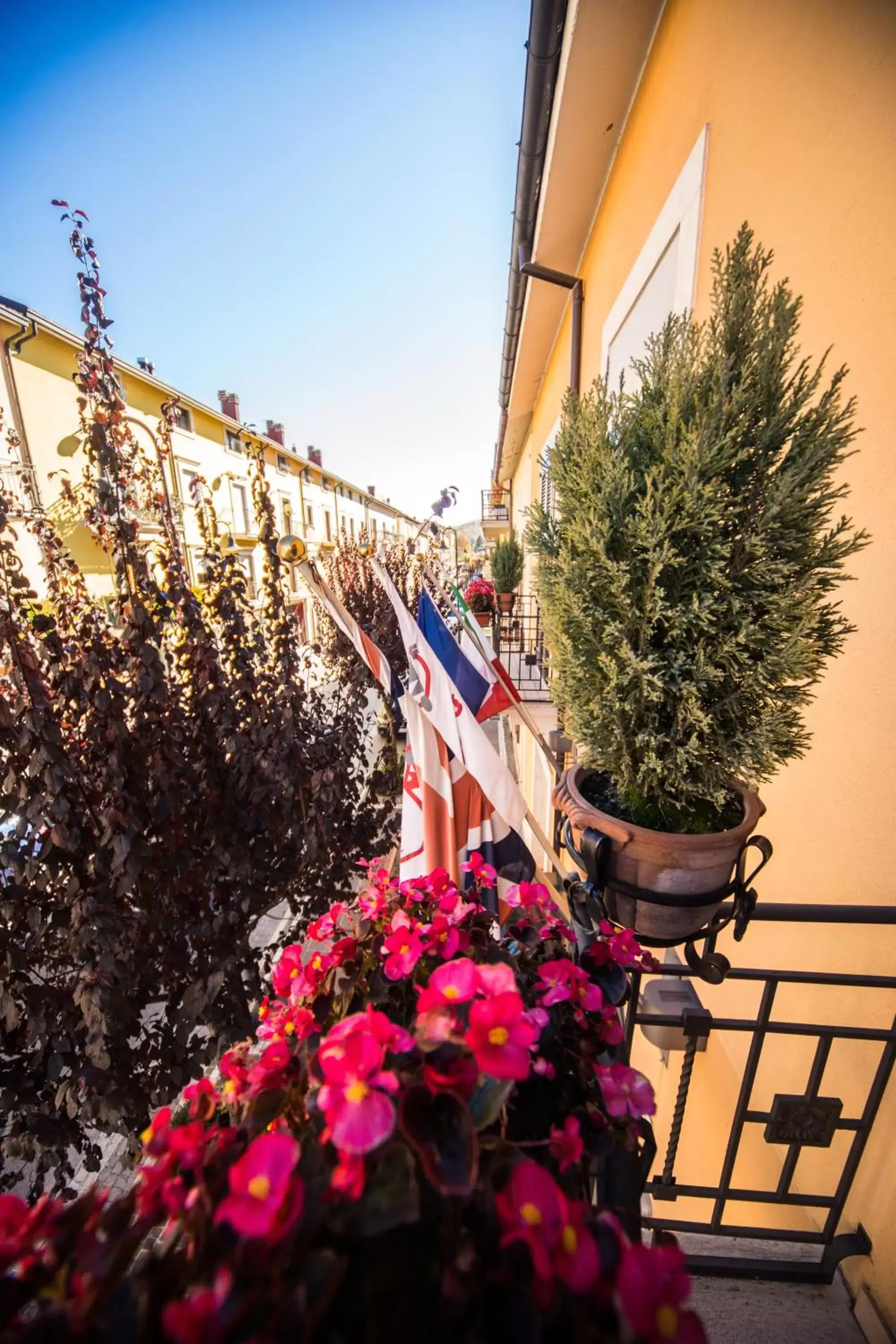 Street view, Balcony/Terrace in Hotel Il Tiglio