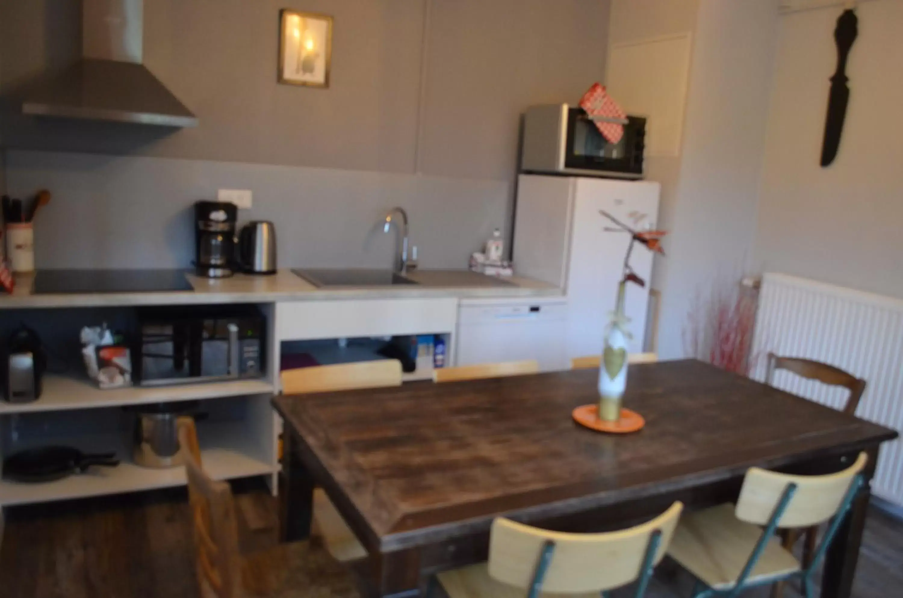 Coffee/tea facilities, Kitchen/Kitchenette in Le Village de la Champagne - Slowmoov