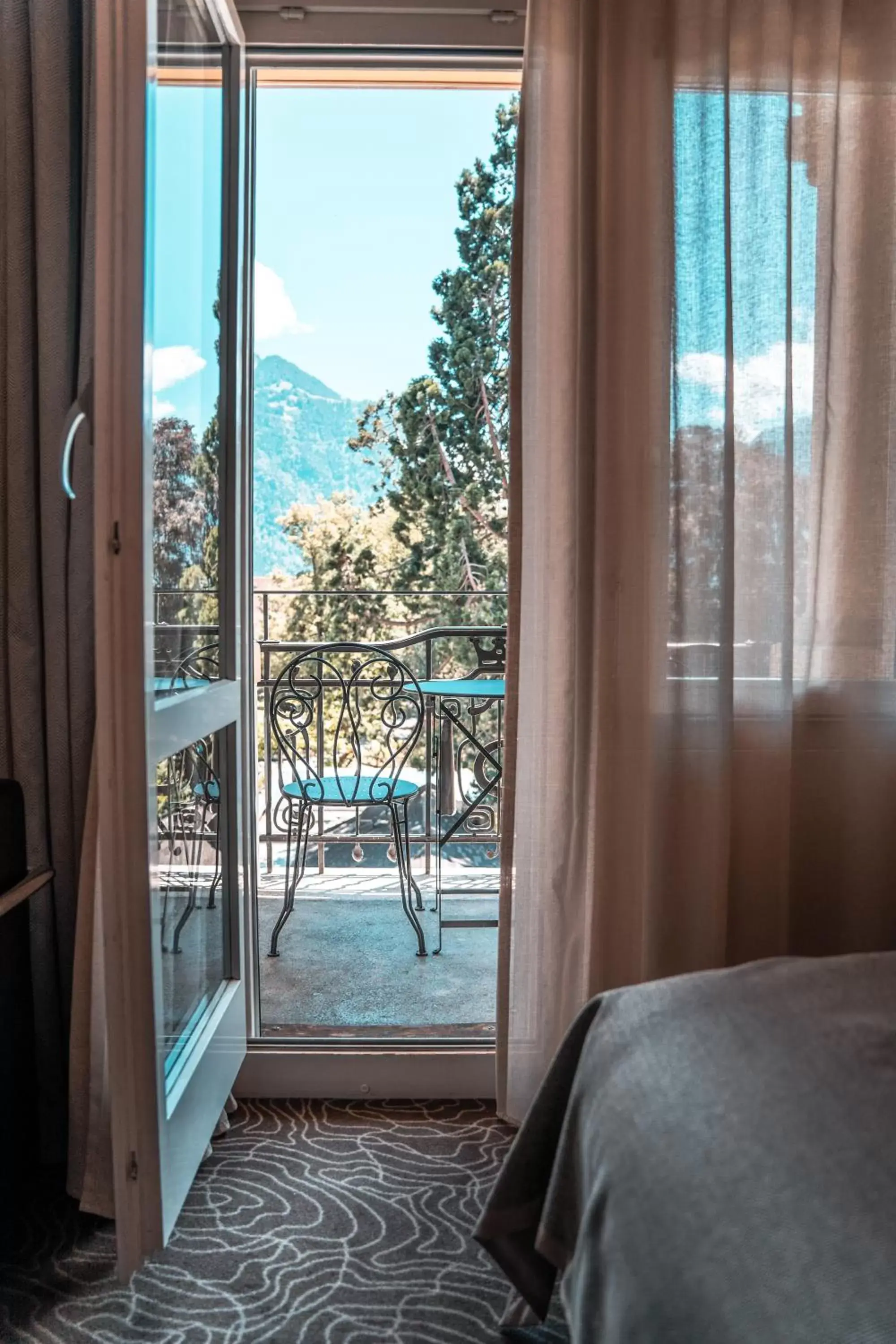 Balcony/Terrace in Hotel Royal St Georges Interlaken MGallery Collection