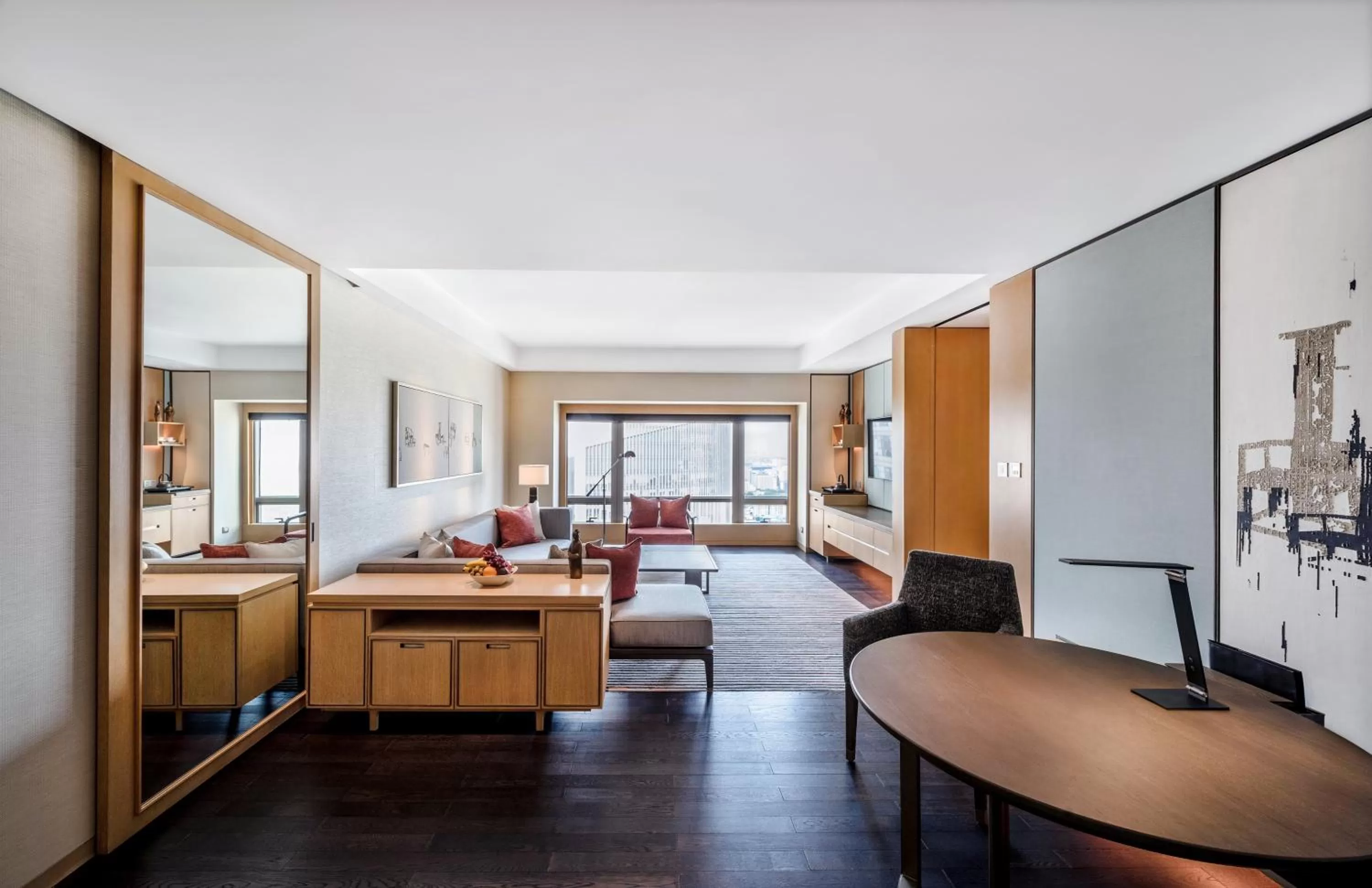 Bed in Park Hyatt Beijing