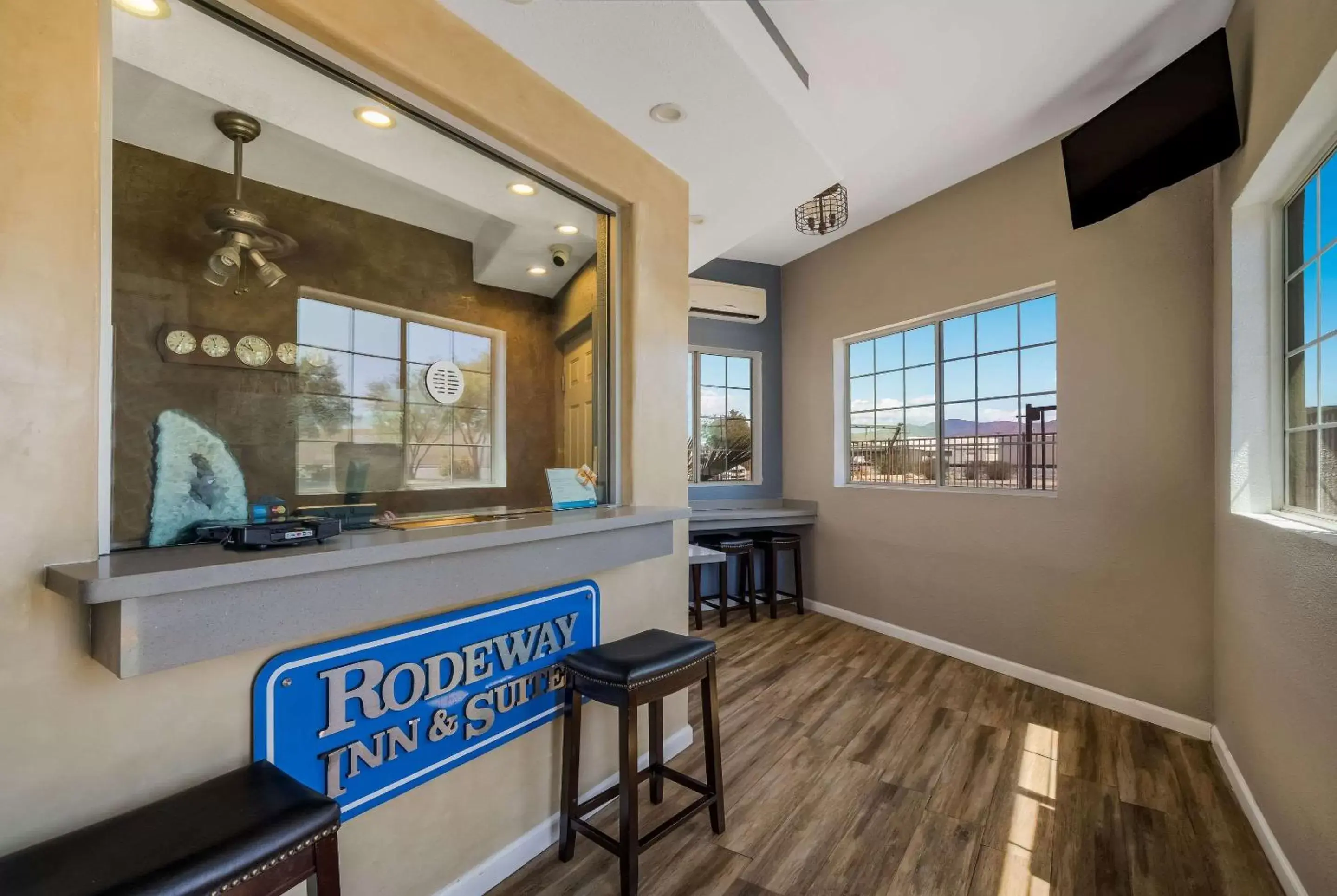 Lobby or reception in Rodeway Inn near Coachella Lobby or reception in Rodeway Inn near Coachella