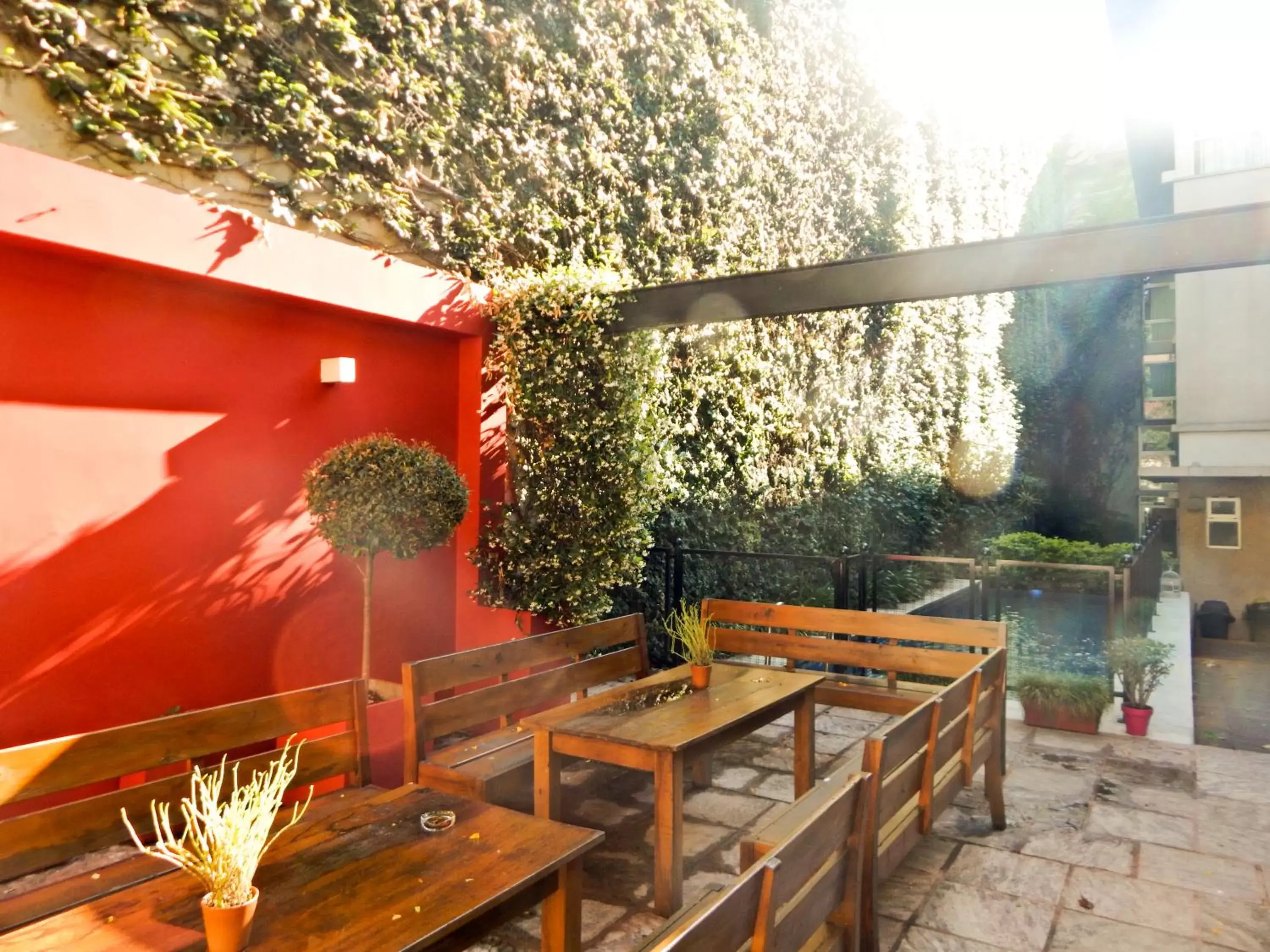 Patio in Ribera Sur Hotel