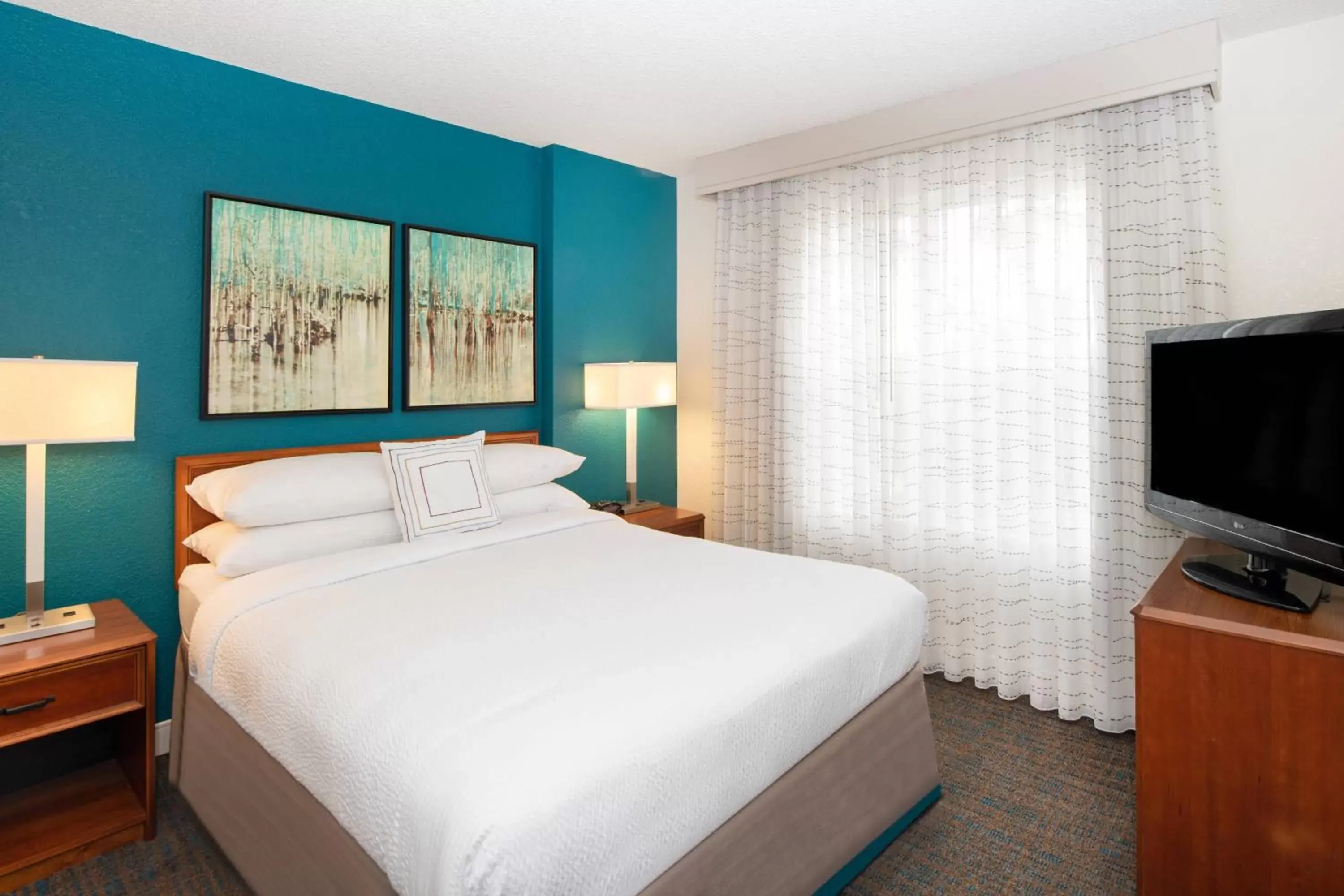 Bedroom, Bed in Residence Inn by Marriott Newark Silicon Valley