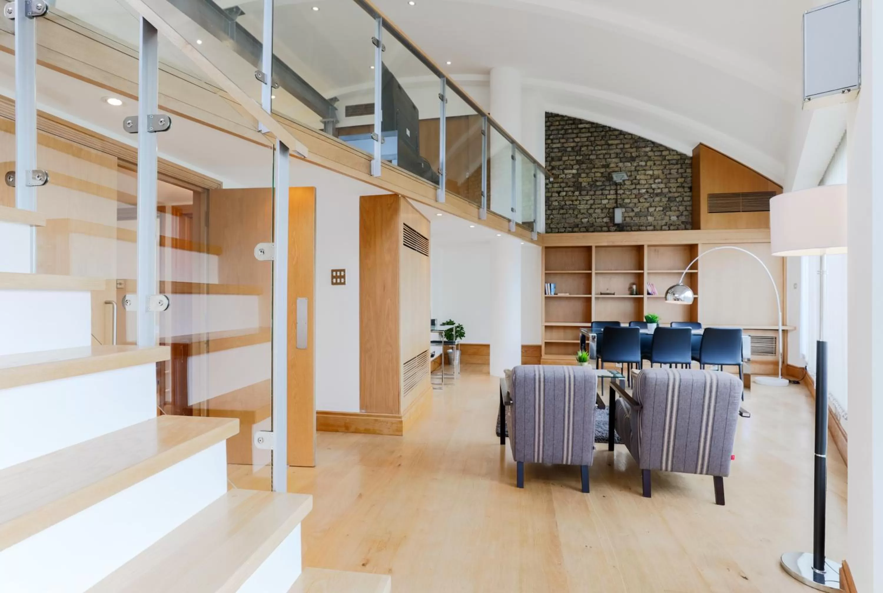 Living room in Monument Apartments