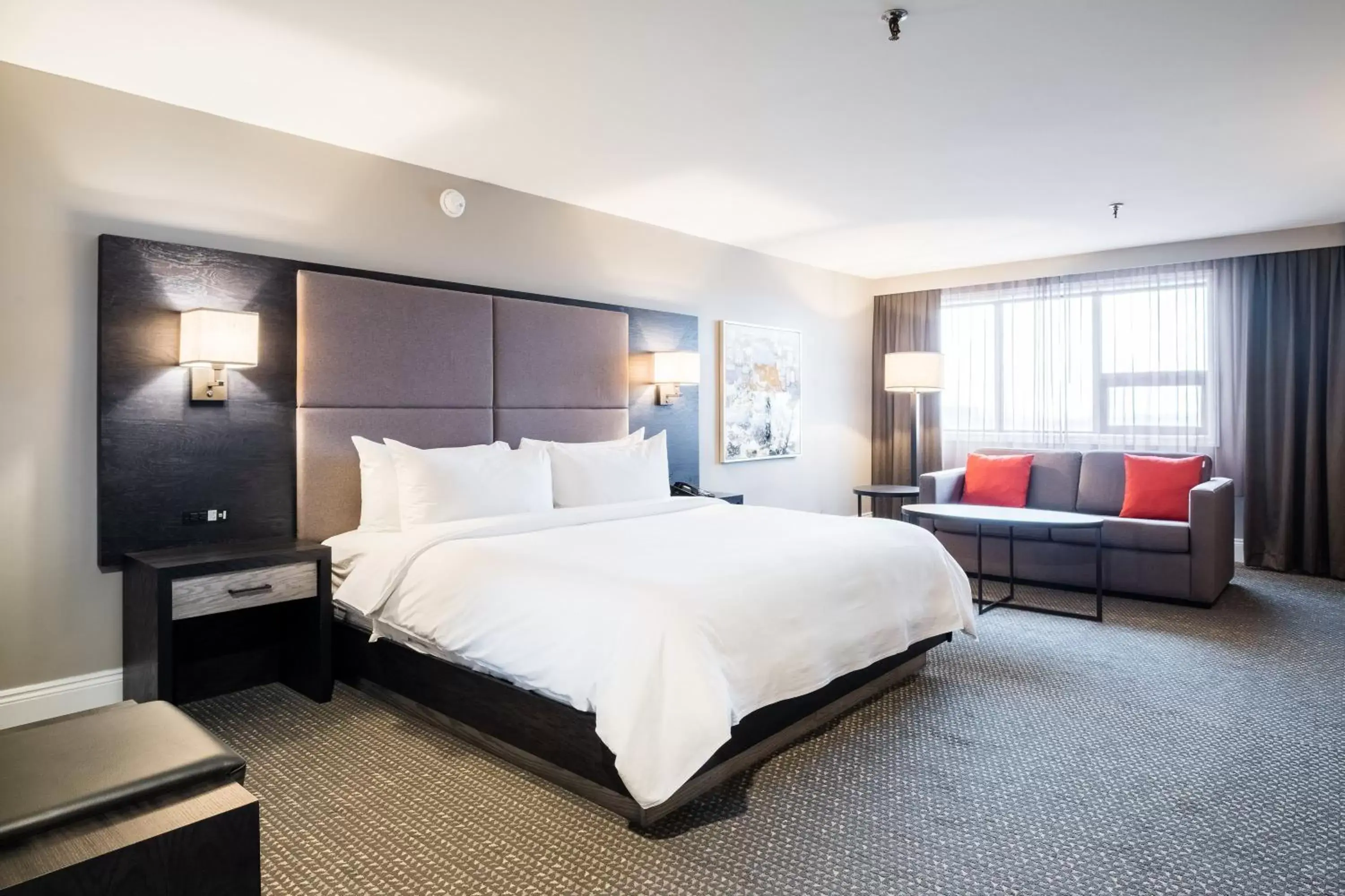 Photo of the whole room, Bed in Crowne Plaza Hotel Moncton Downtown, an IHG Hotel