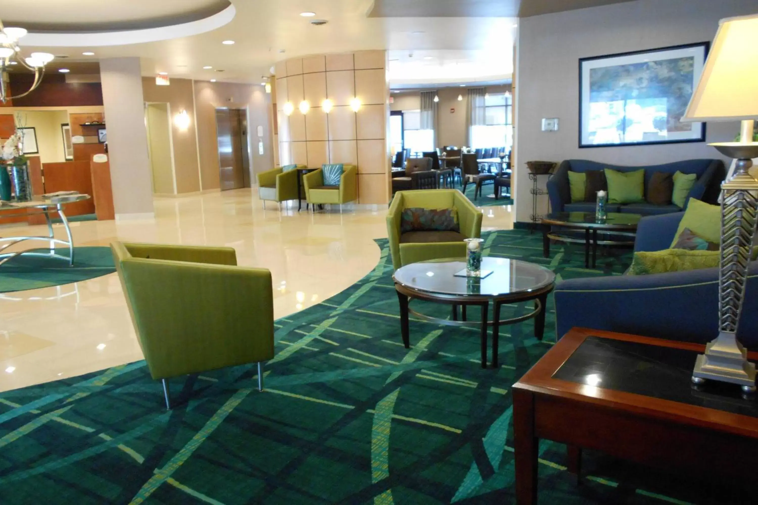 Lobby or reception, Lounge/Bar in SpringHill Suites Morgantown