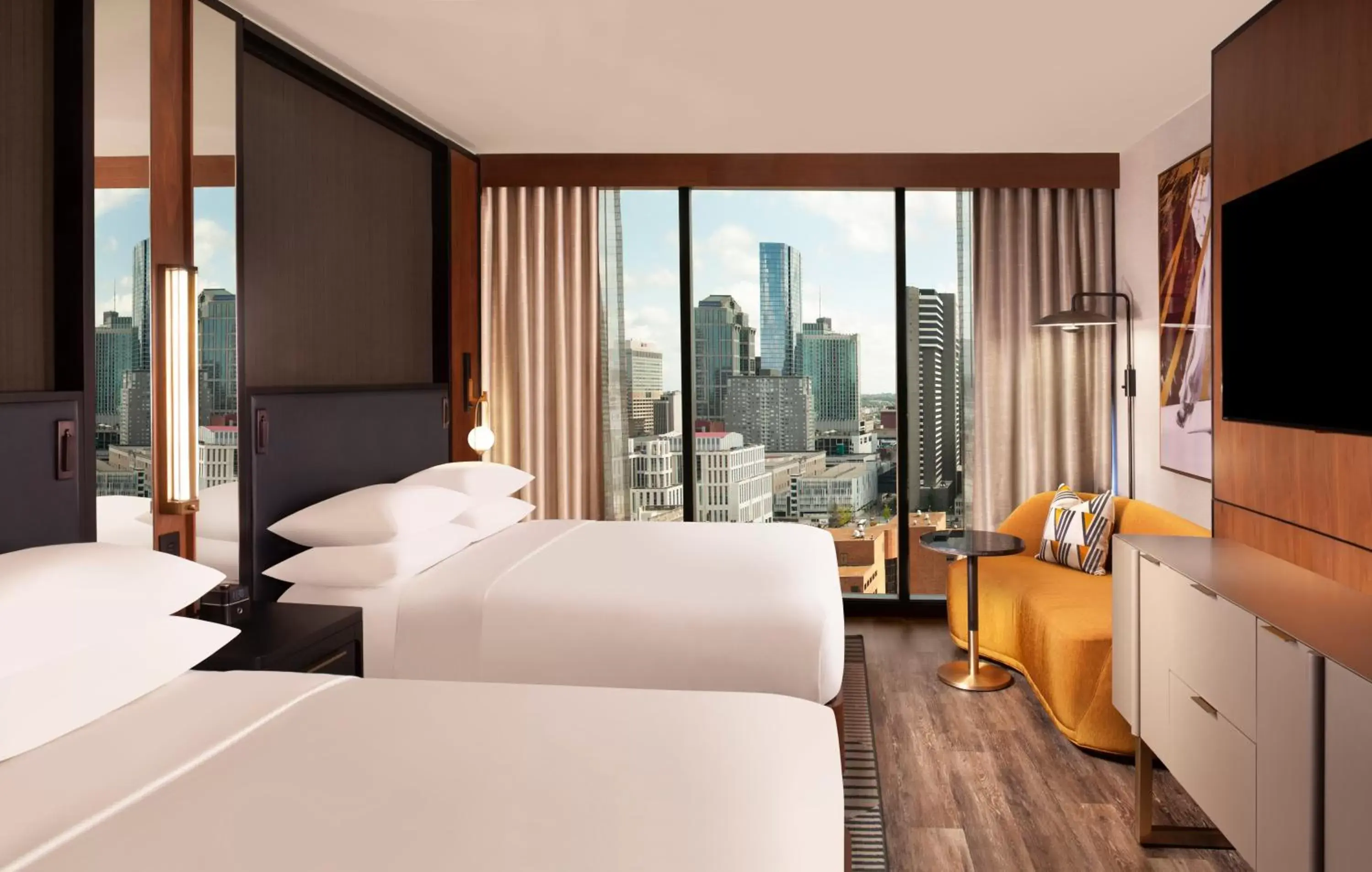 Queen Room with Two Queen Beds and City View in Grand Hyatt Nashville Queen Room with Two Queen Beds and City View in Grand Hyatt Nashville