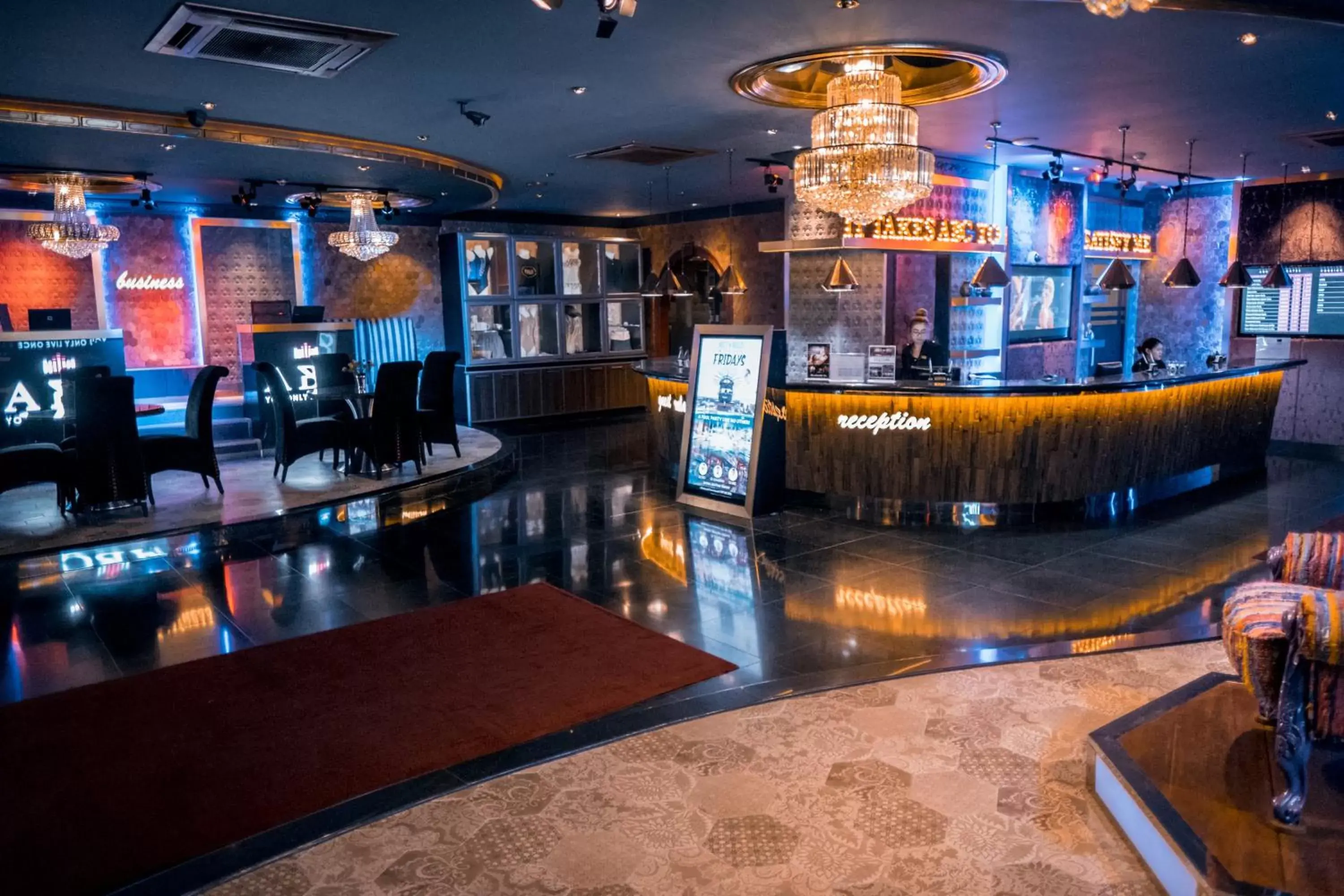 Lobby or reception, Lounge/Bar in ABC Hotel