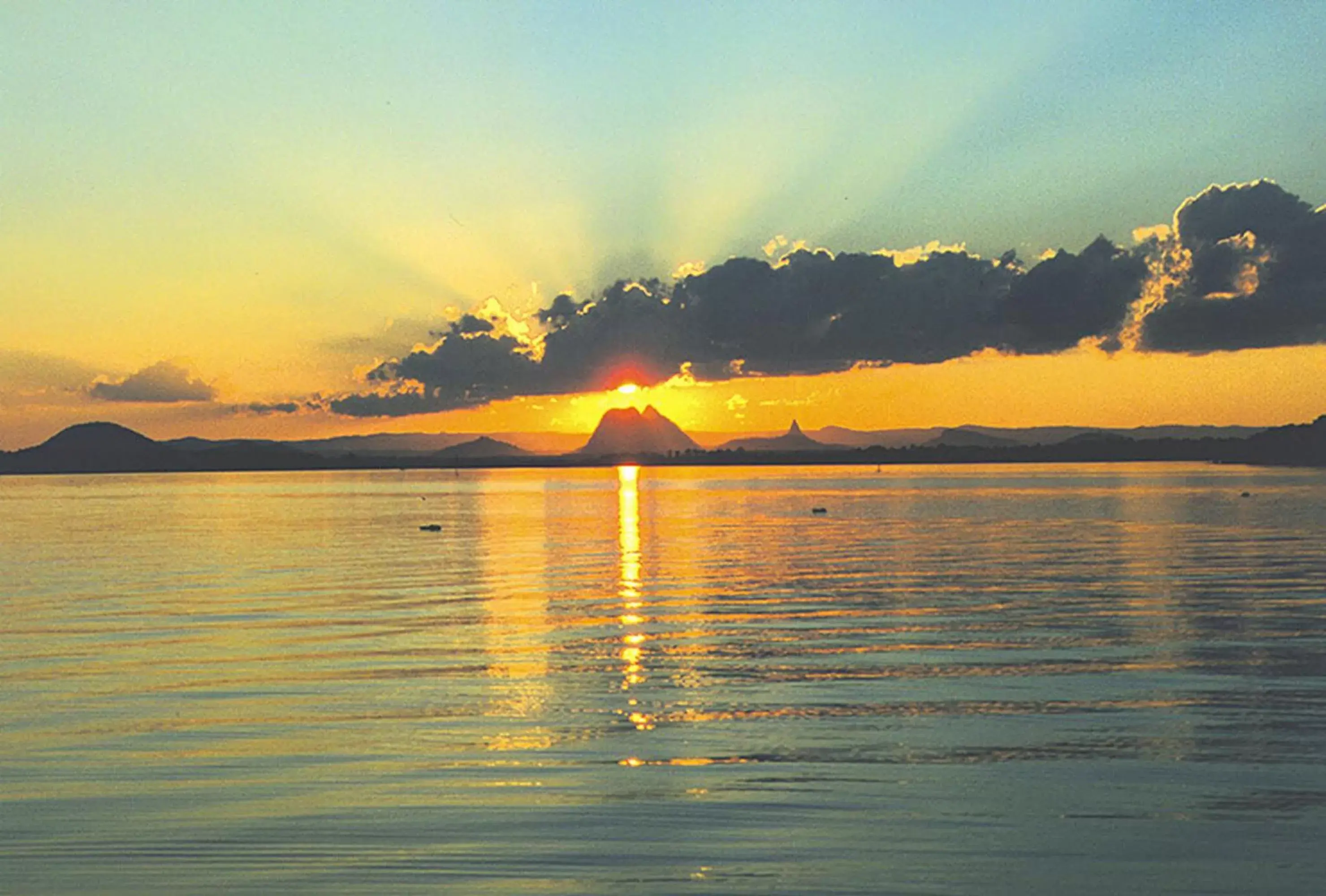 Sunset, Natural Landscape in Fairways Golf & Beach Retreat Bribie Island