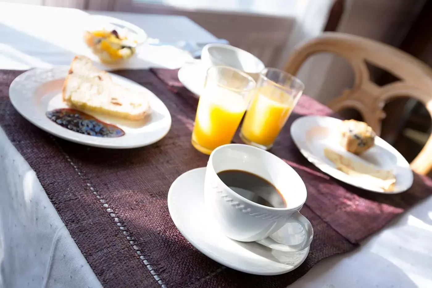 Breakfast in Auberge La Châtelaine