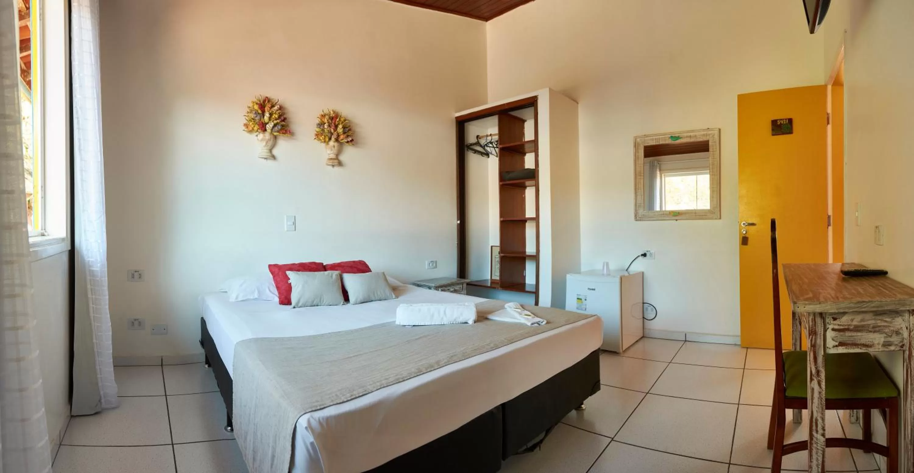 Bed in Hotel e Pousada Pouso54