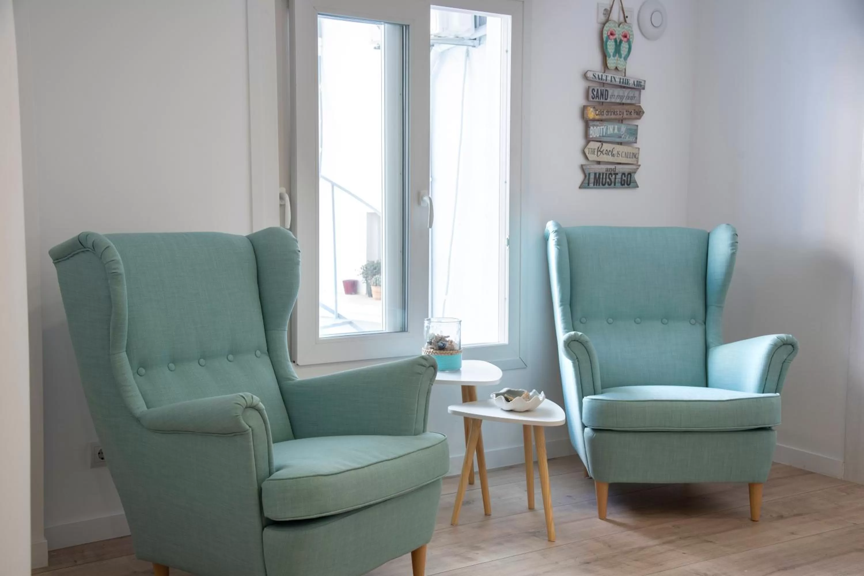 Seating area in Naiades Marina Hotel