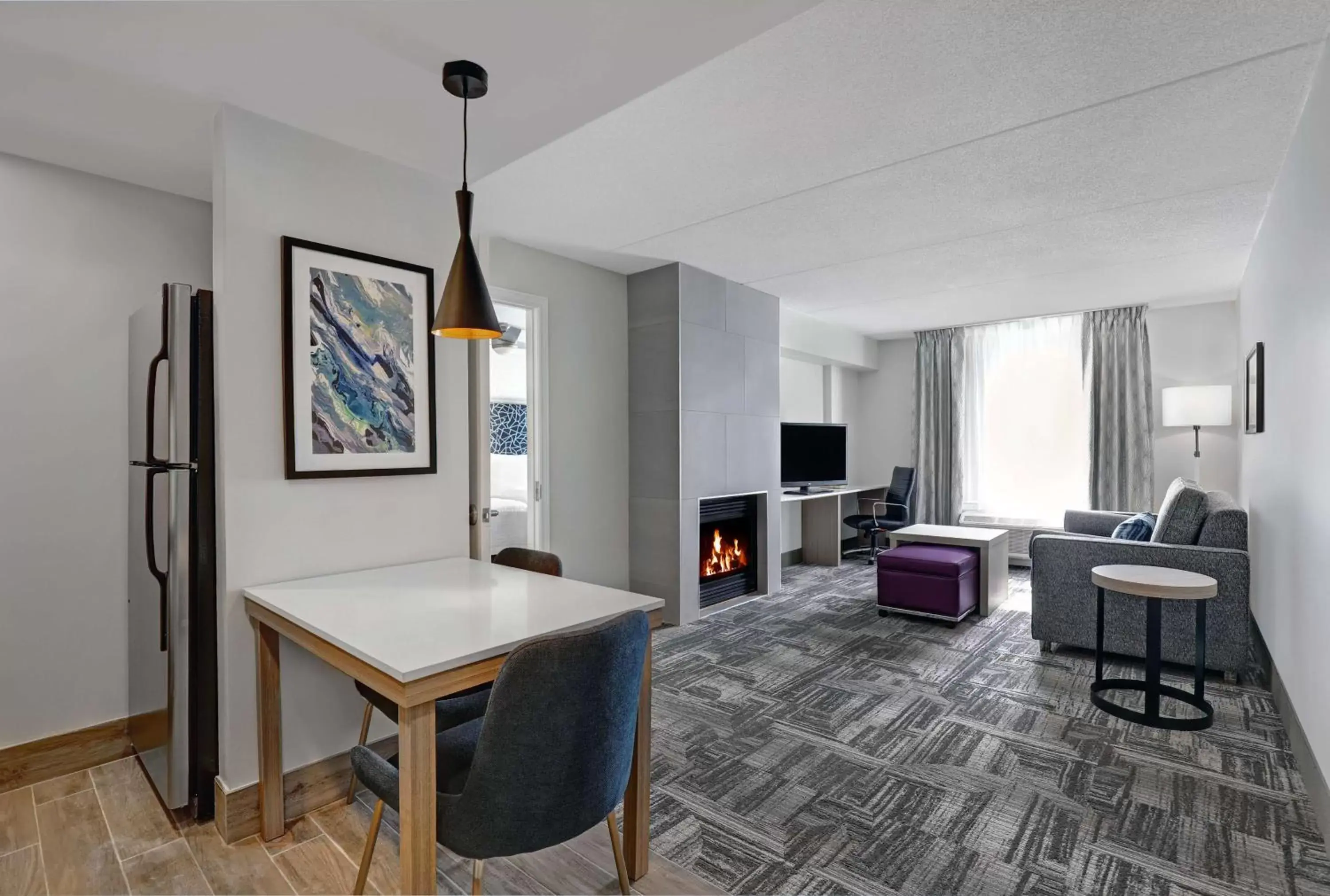 Living room, Dining Area in Homewood Suites by Hilton London Ontario