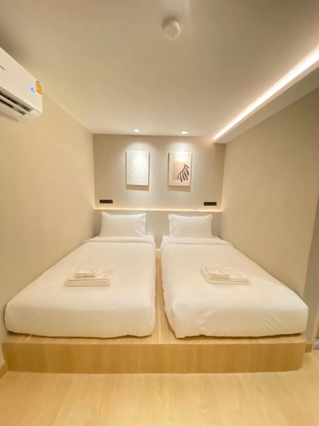 Bed in Ascella Bangkok Hotel