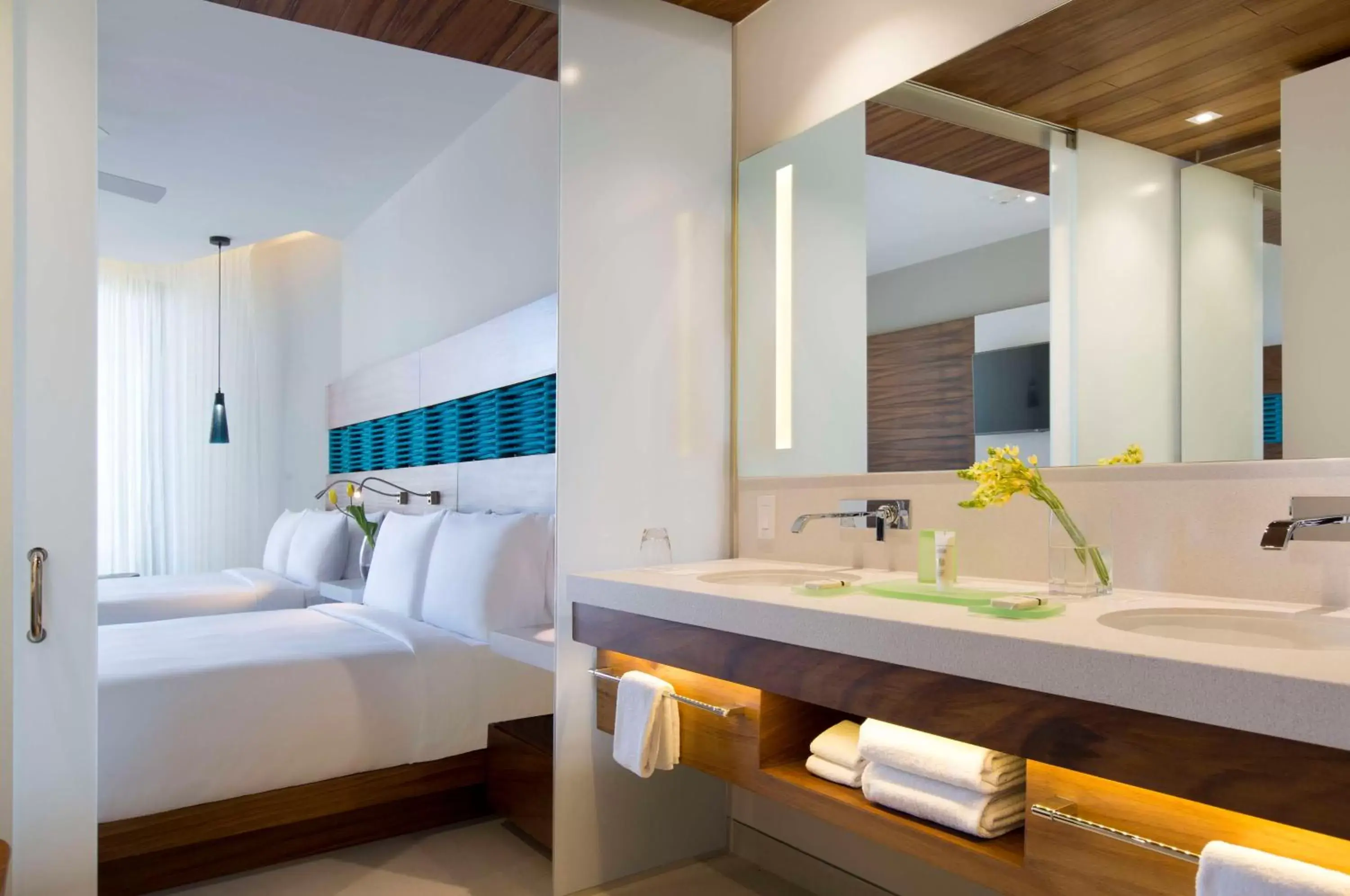 Bedroom, Bathroom in Grand Hyatt Playa del Carmen Resort