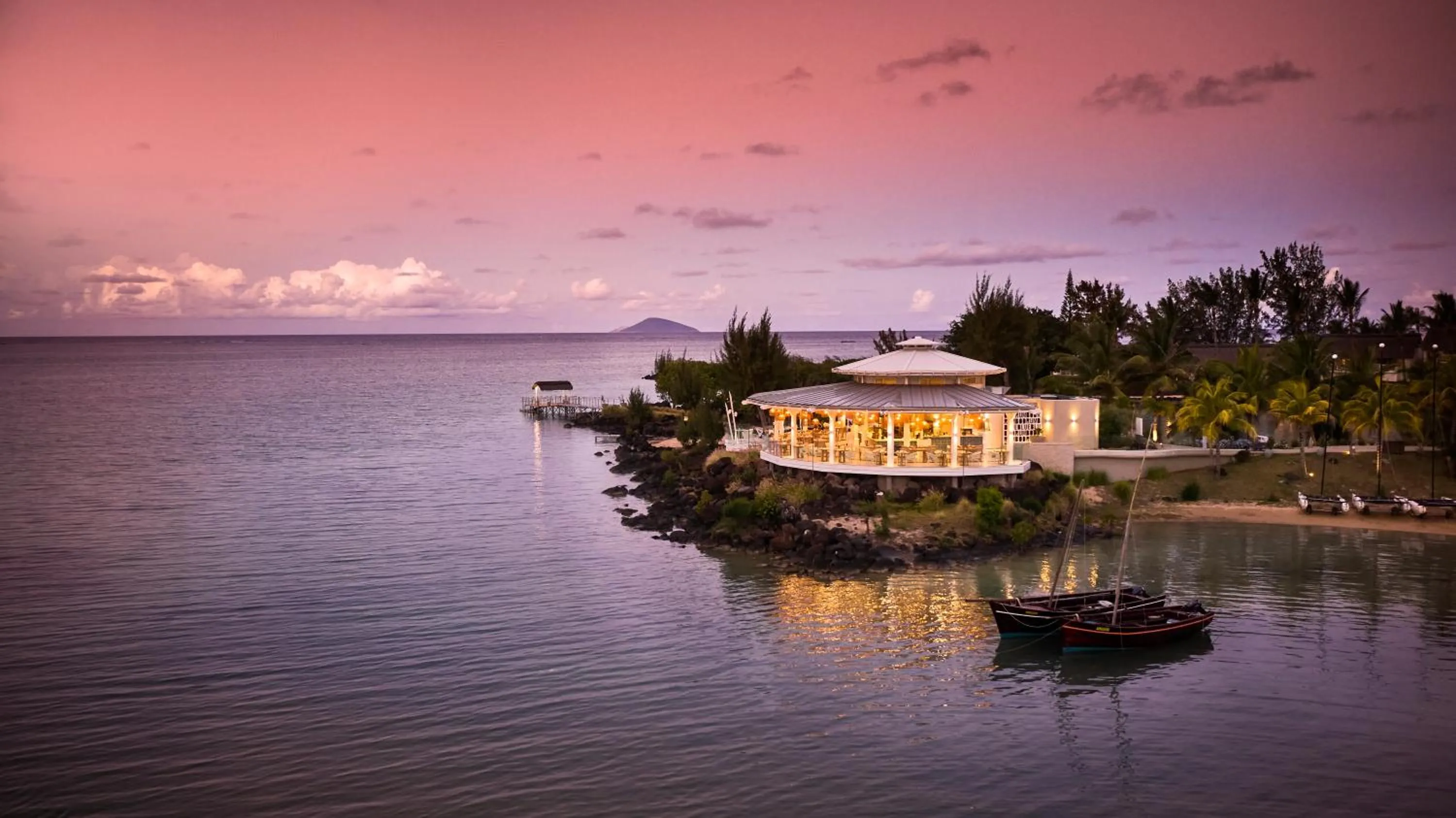 Bird's eye view in LUX* Grand Gaube Resort & Villas