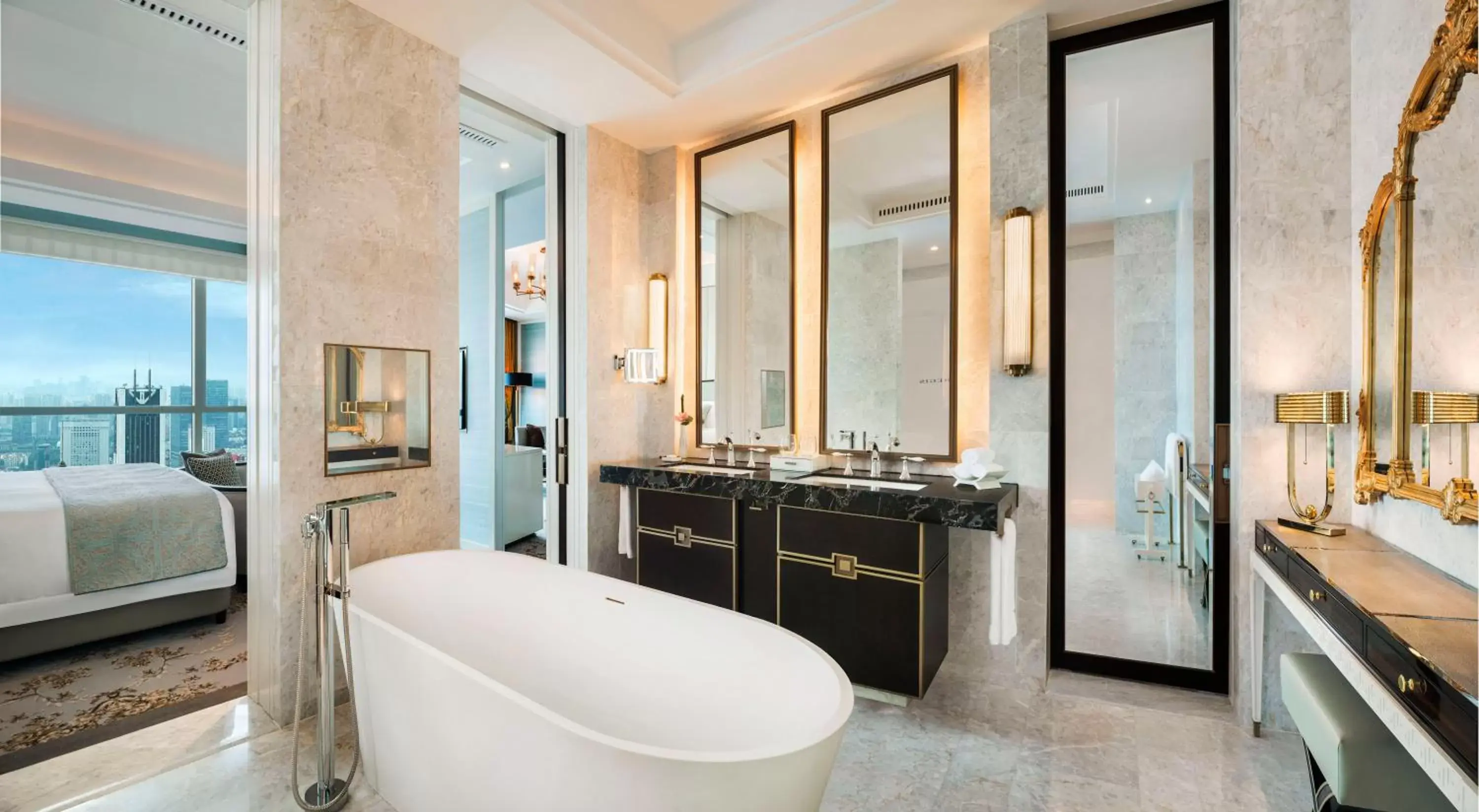 Bathroom in The St. Regis Shanghai Jingan