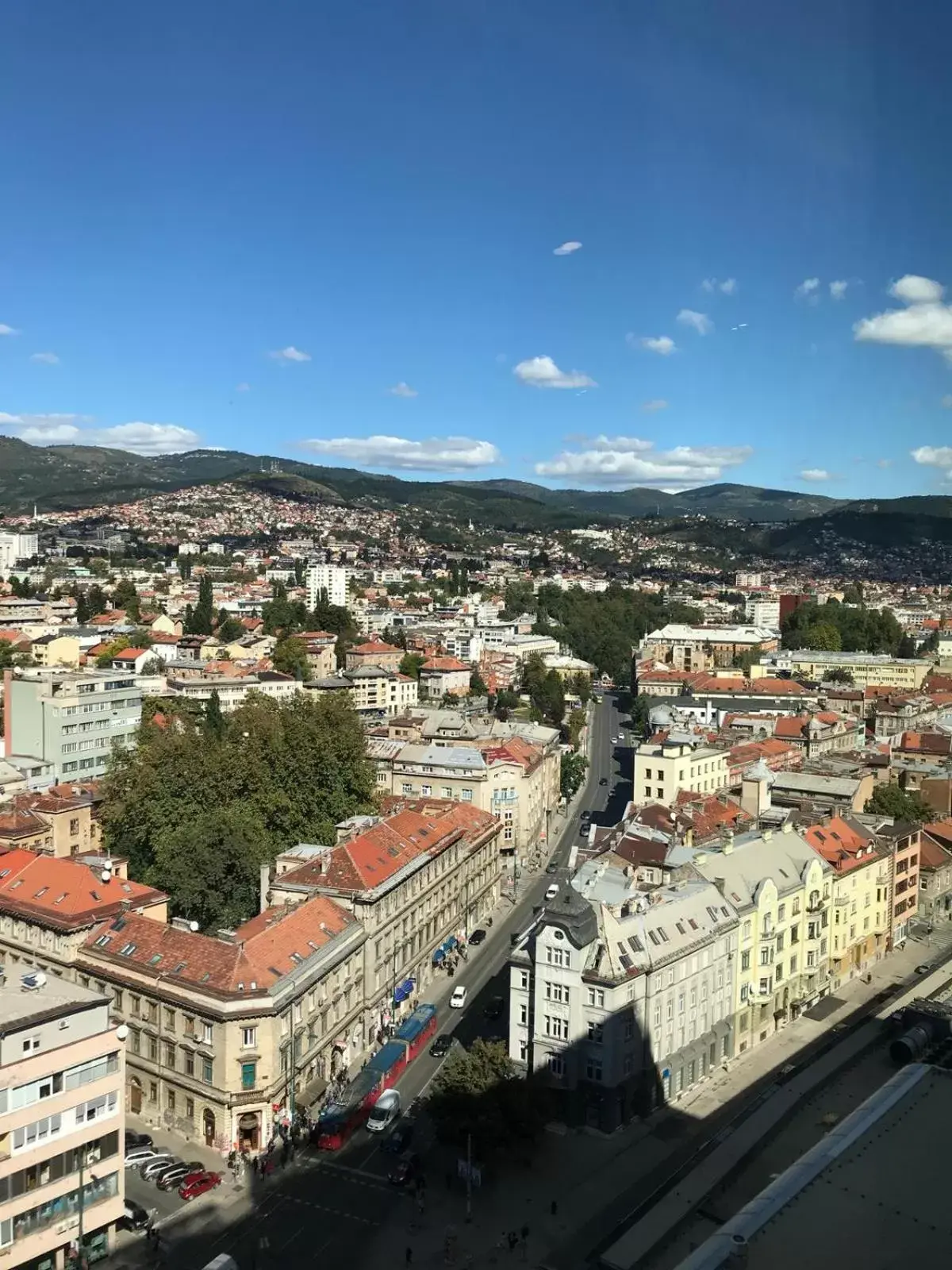 City view, Bird's-eye View in Swissotel Sarajevo