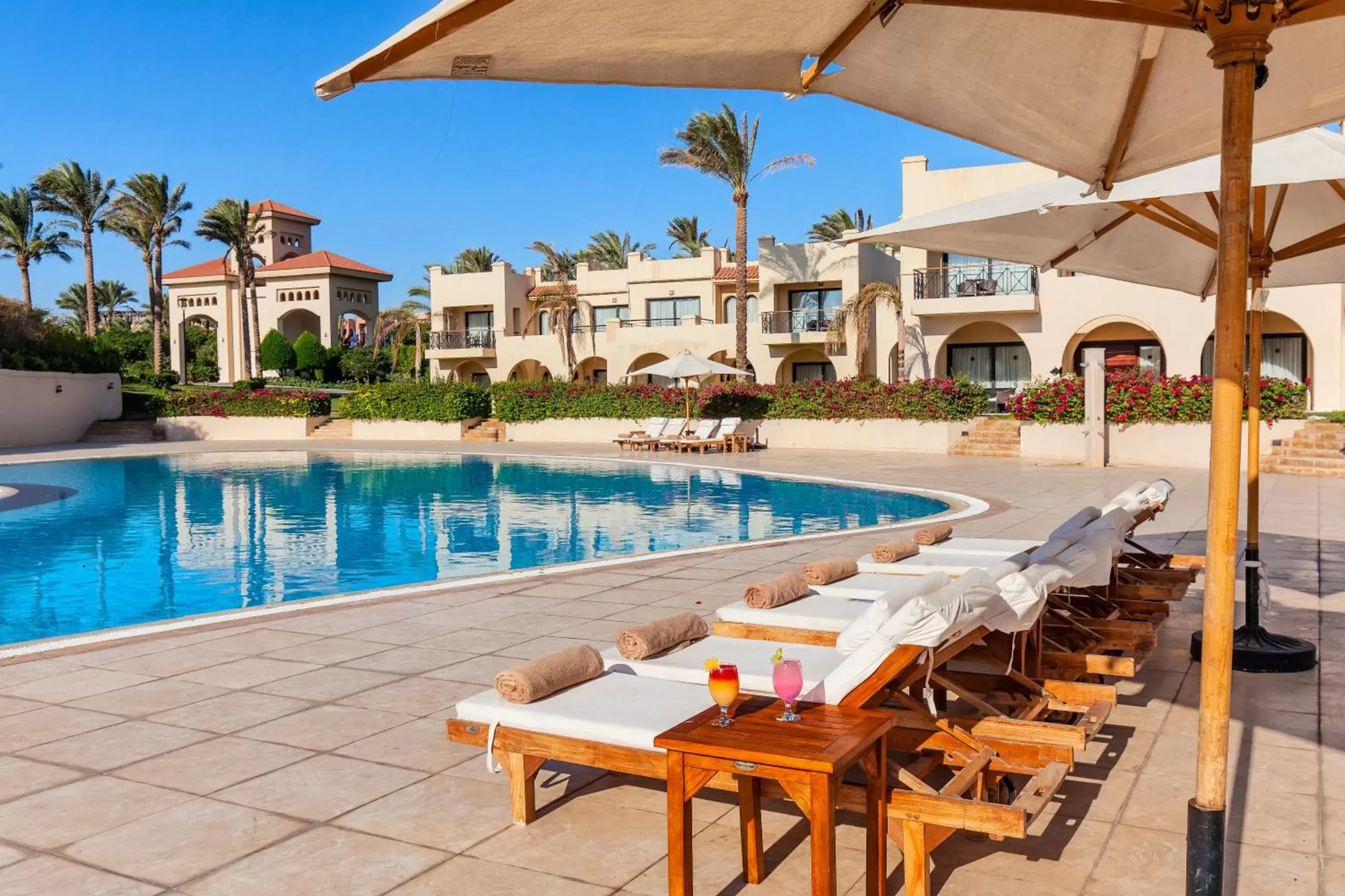 Property building, Swimming Pool in Cleopatra Luxury Resort Sharm El Sheikh