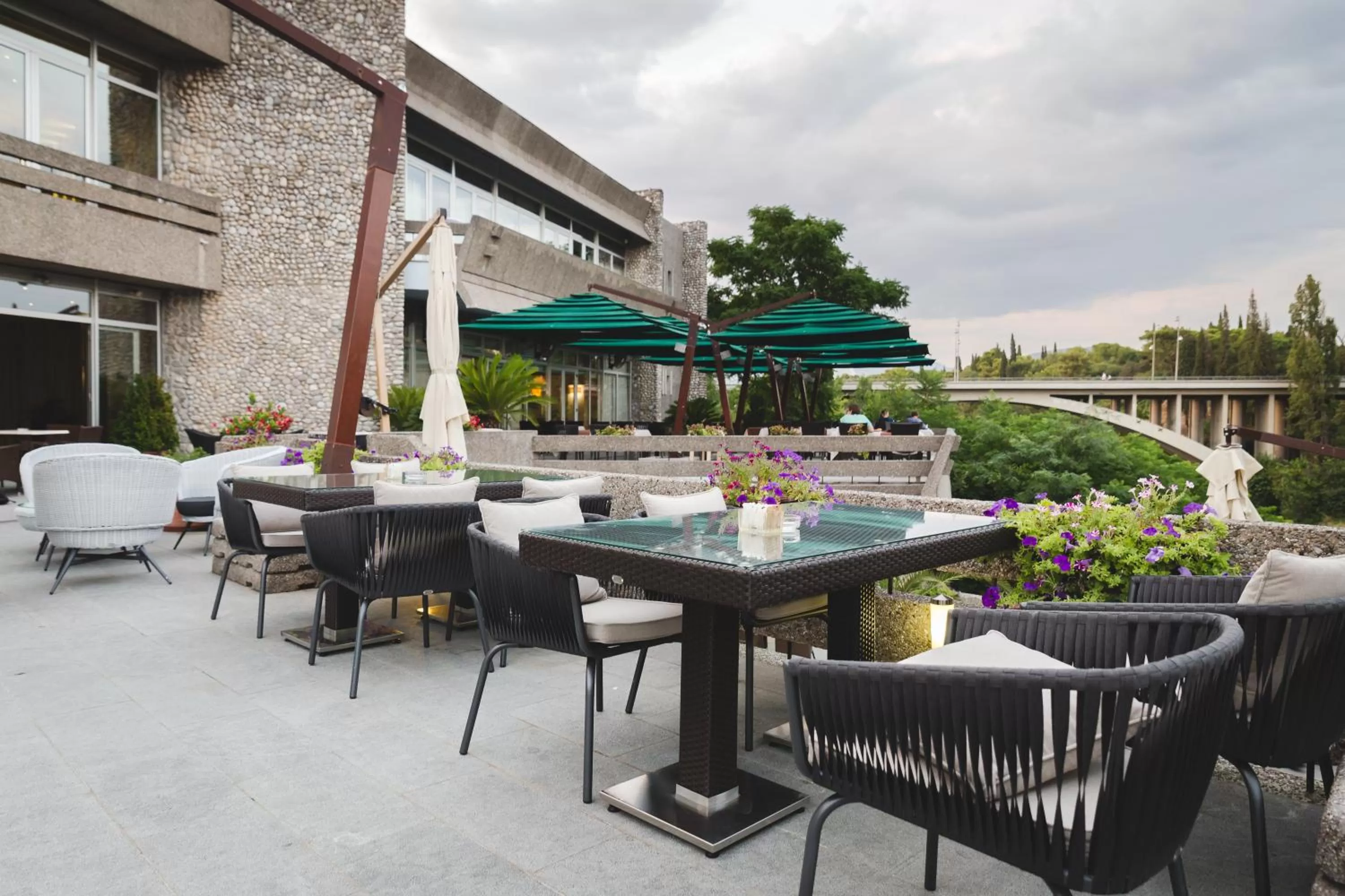 Seating area in Hotel Podgorica