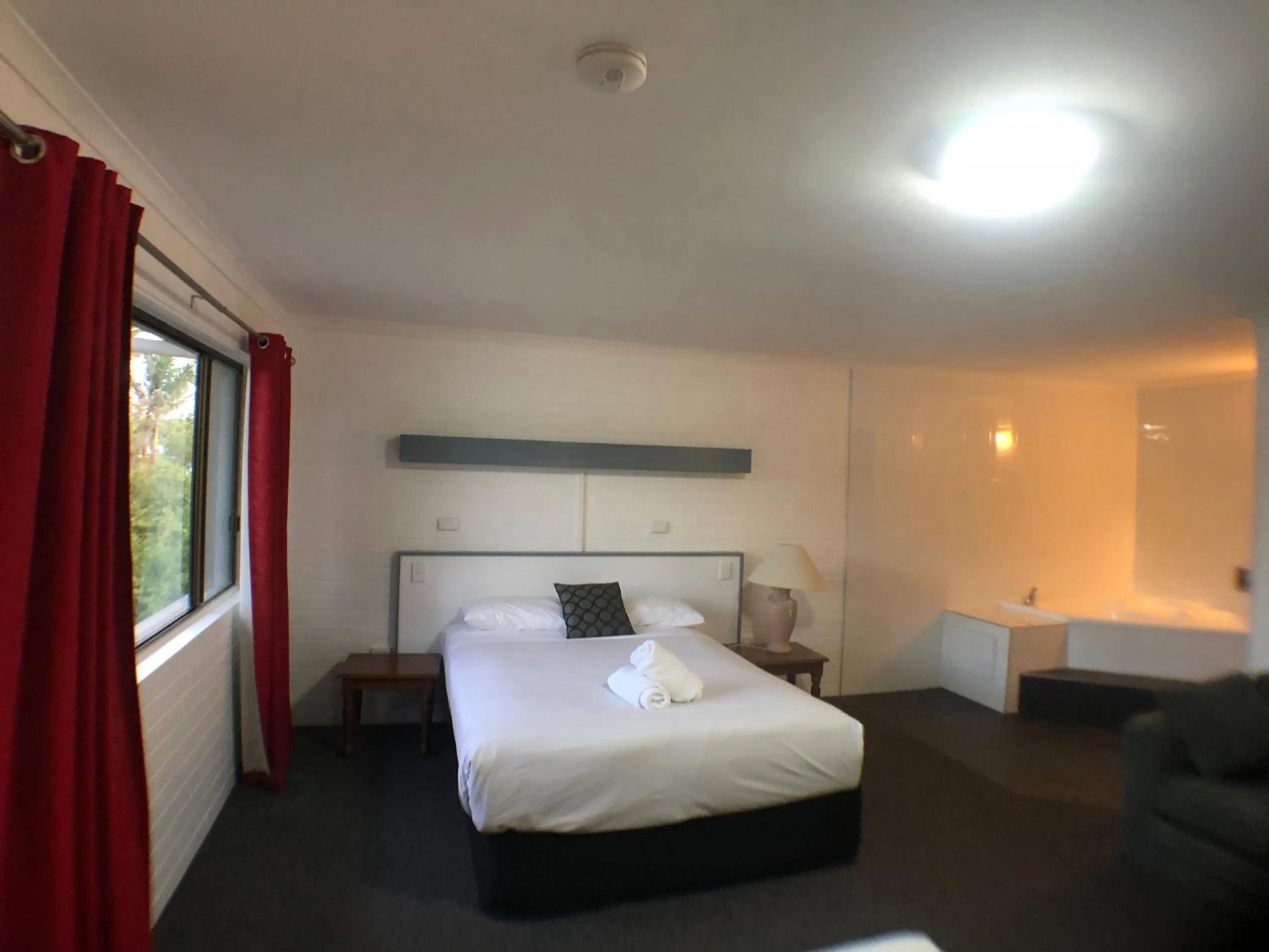 Bed in Allan Cunningham Motel