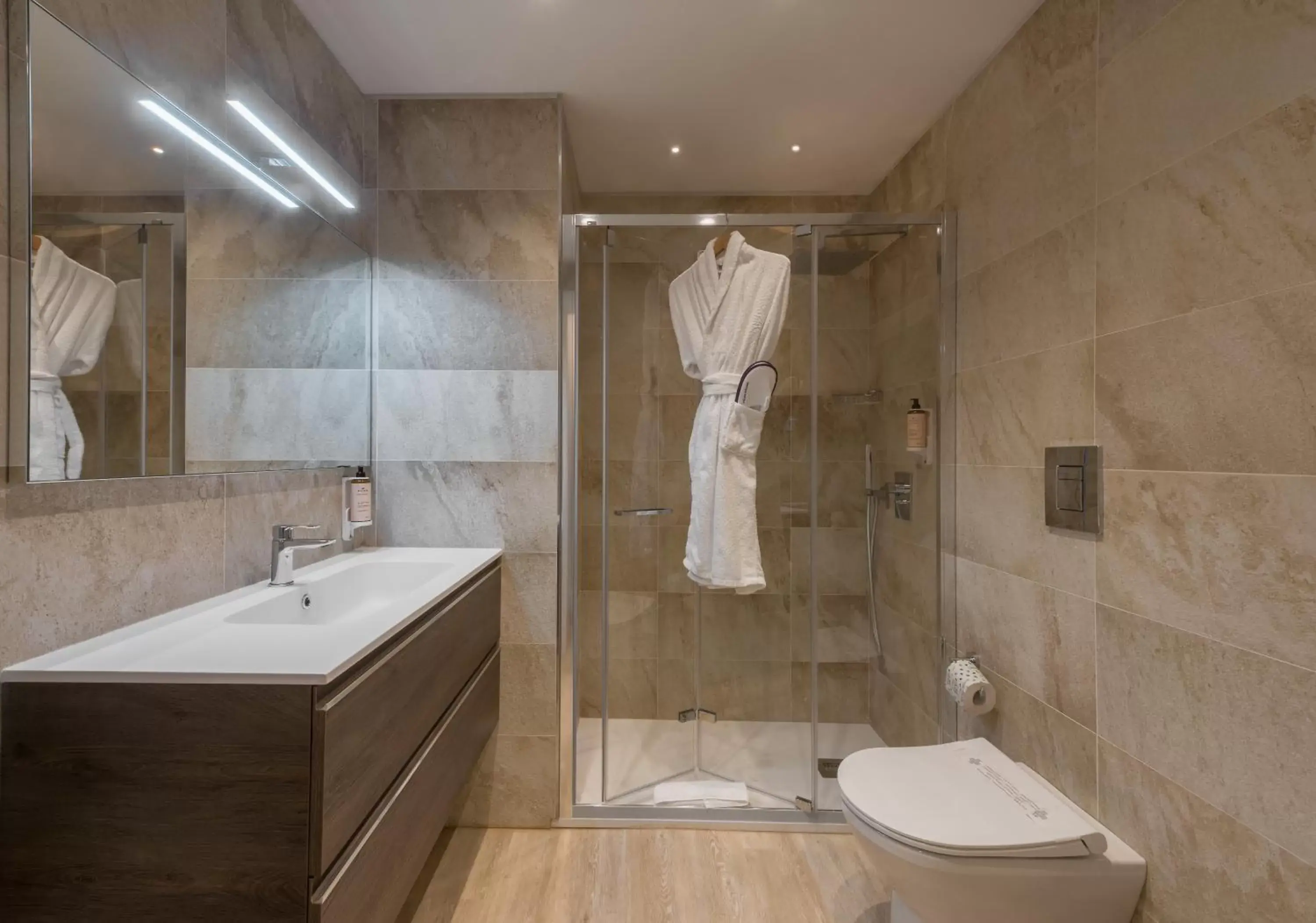 Shower, Bathroom in Mercure Palermo Centro