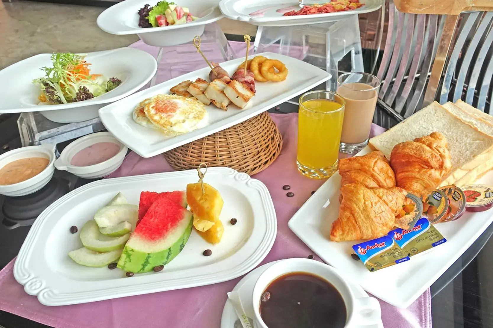 Buffet breakfast, Breakfast in Sun Hao International Hotel