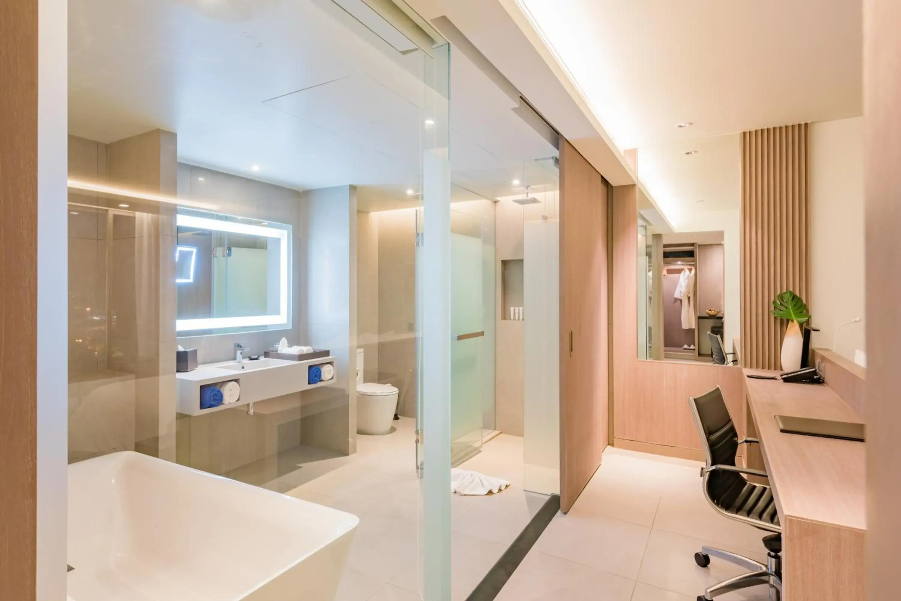 Bathroom in Oceanfront Beach Resort - SHA Extra Plus