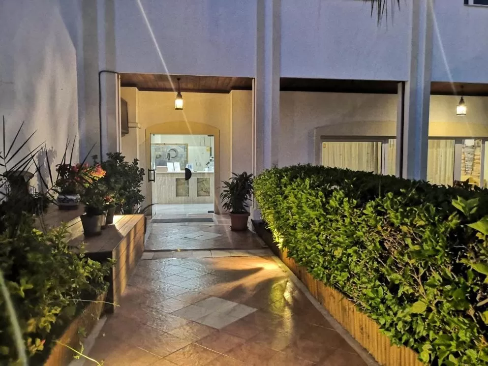 Facade/entrance in La Luna Blanca