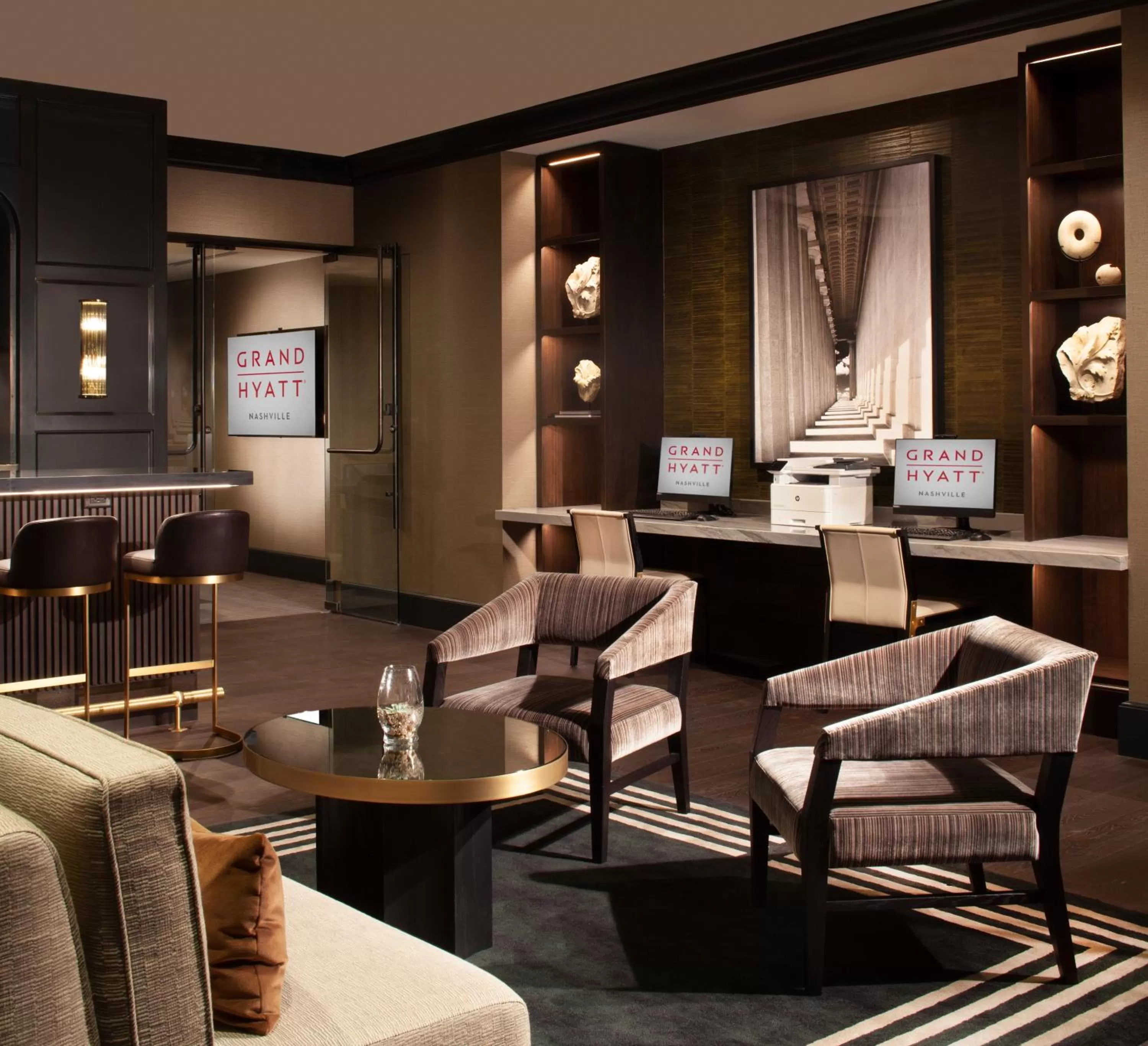 Lounge or bar in Grand Hyatt Nashville
