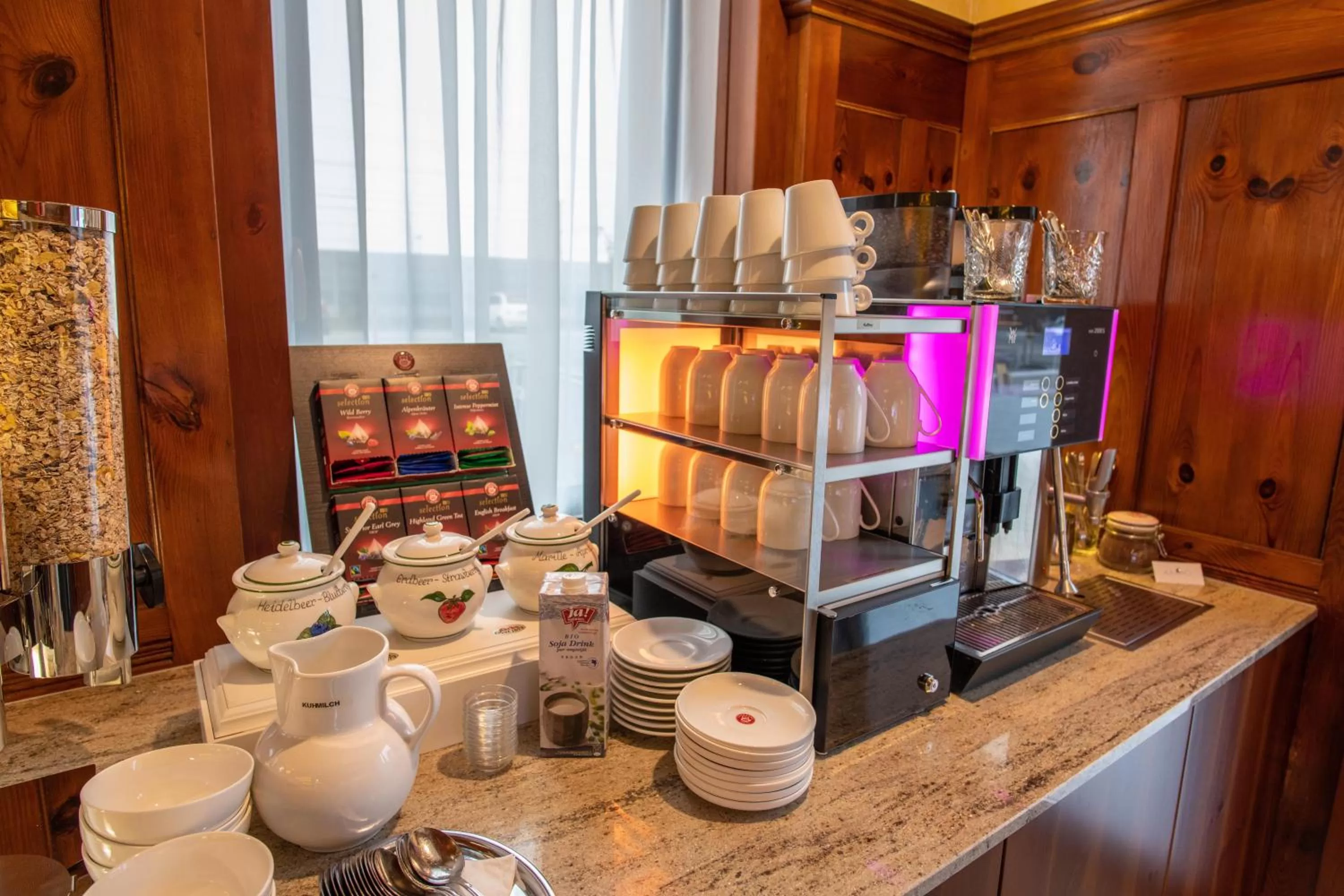 Buffet breakfast in Hotel Restaurant Meyer