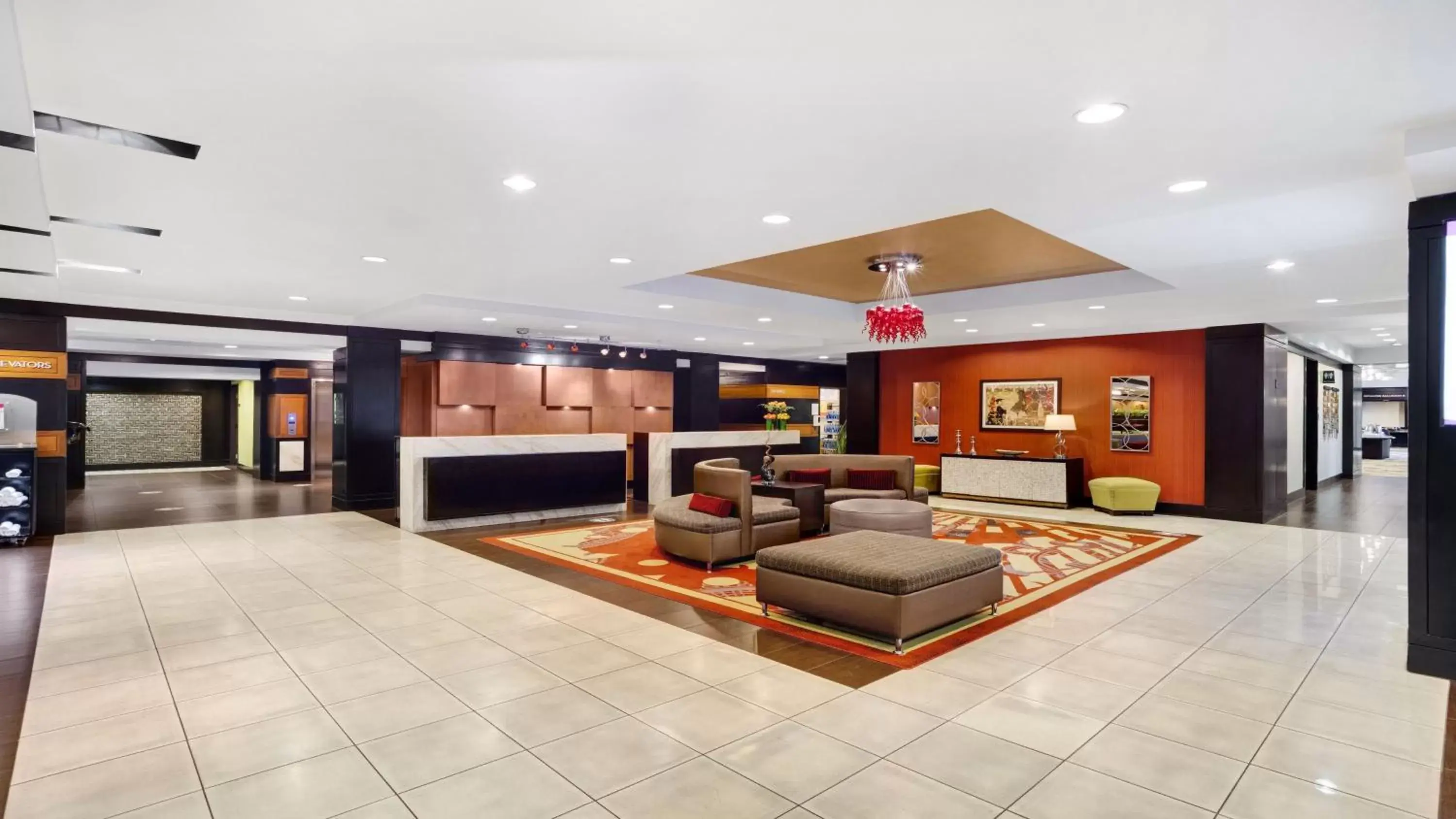 Lobby or reception, Lobby/Reception in Crowne Plaza Houston Galleria Area, an IHG Hotel