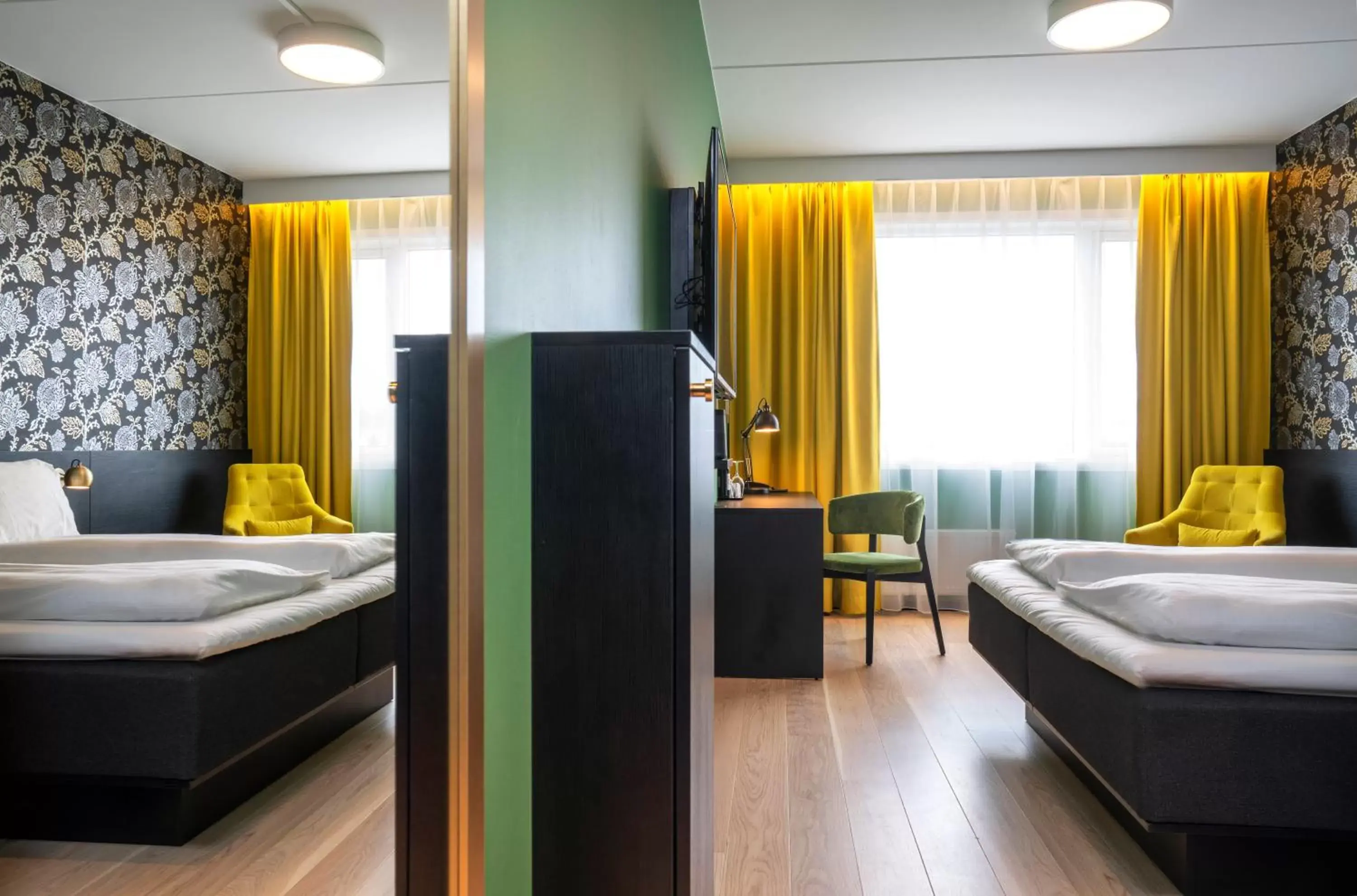 Bed in Thon Hotel Kirkenes