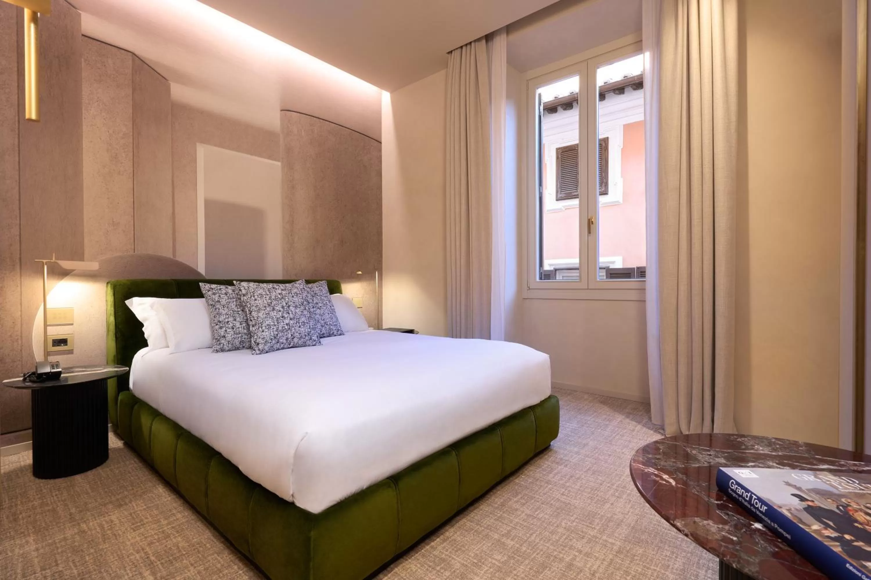 Bed in Borghese Contemporary Hotel