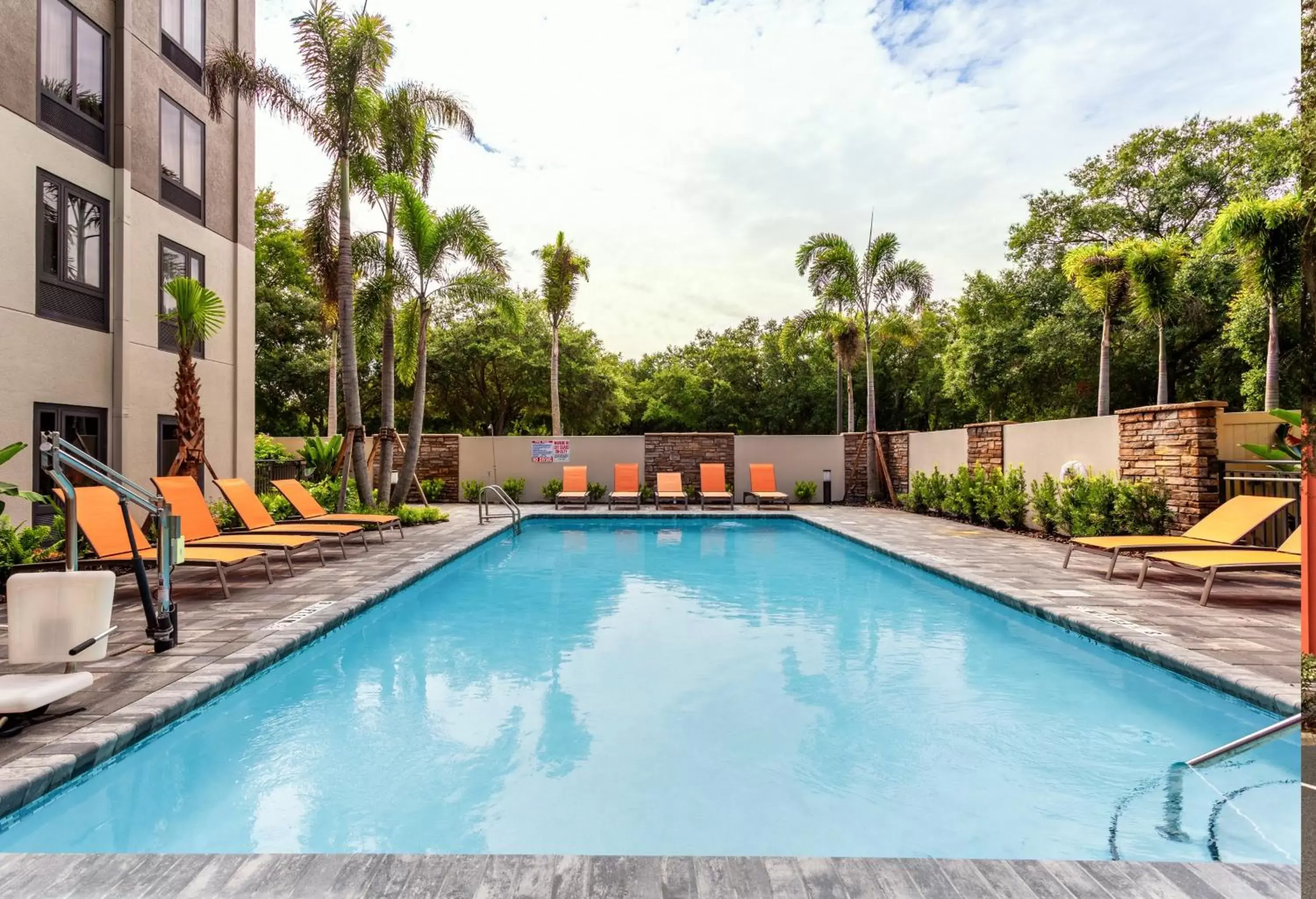 Swimming Pool in Holiday Inn Express Tampa-Brandon, an IHG Hotel