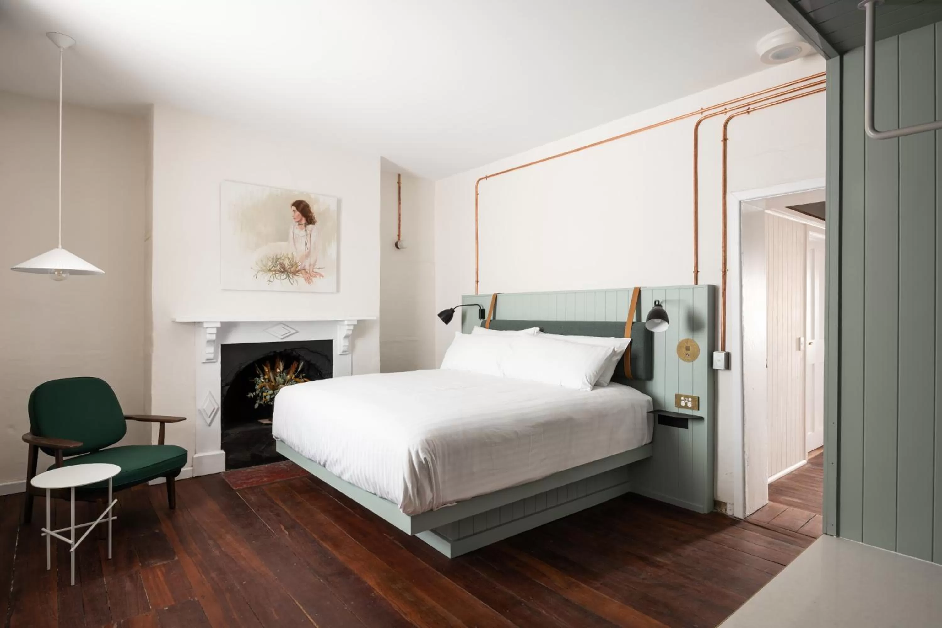 Bedroom, Bed in Garde and Warders Hotel