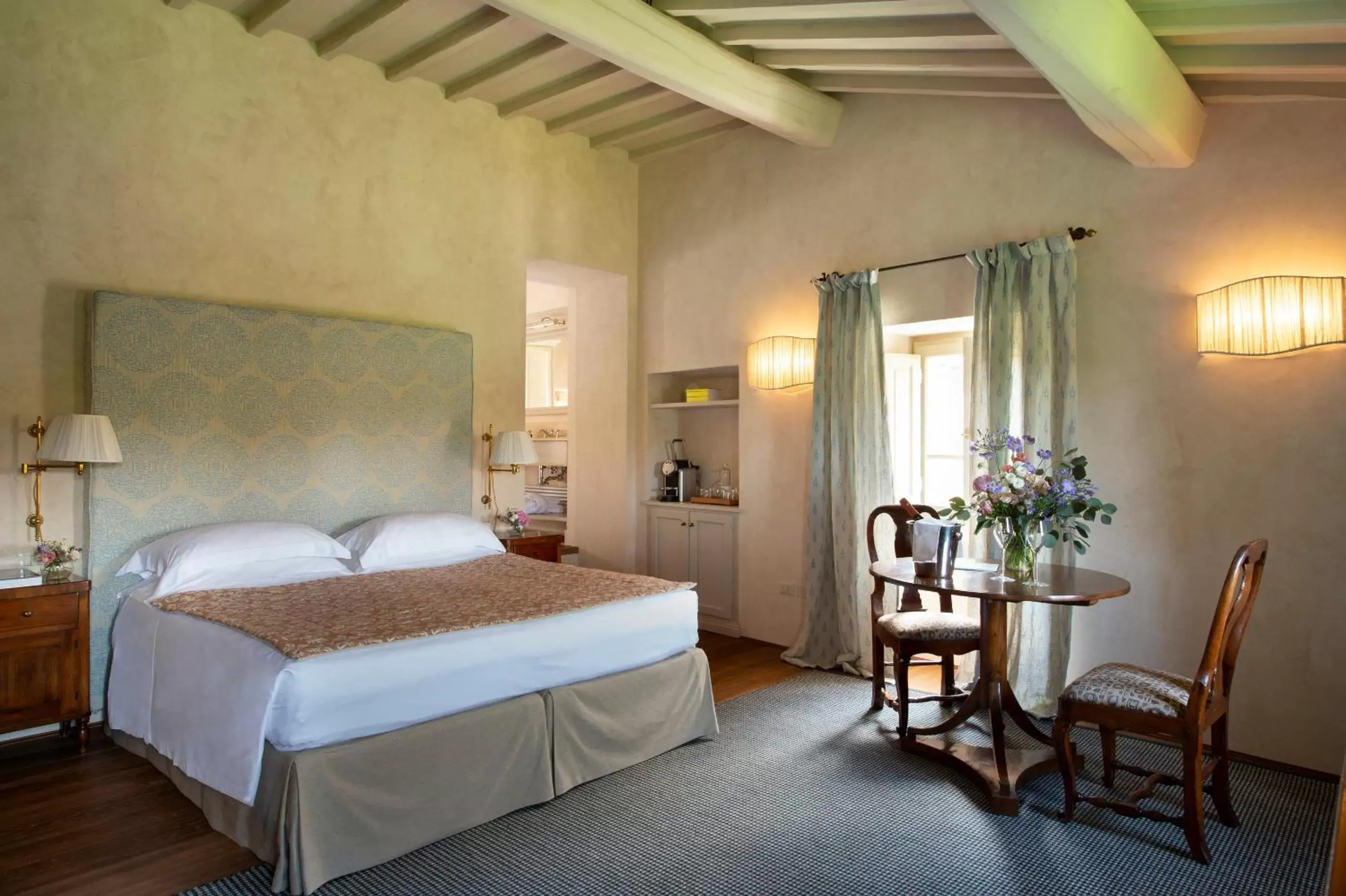 Bed in Il Borro Relais & Châteaux