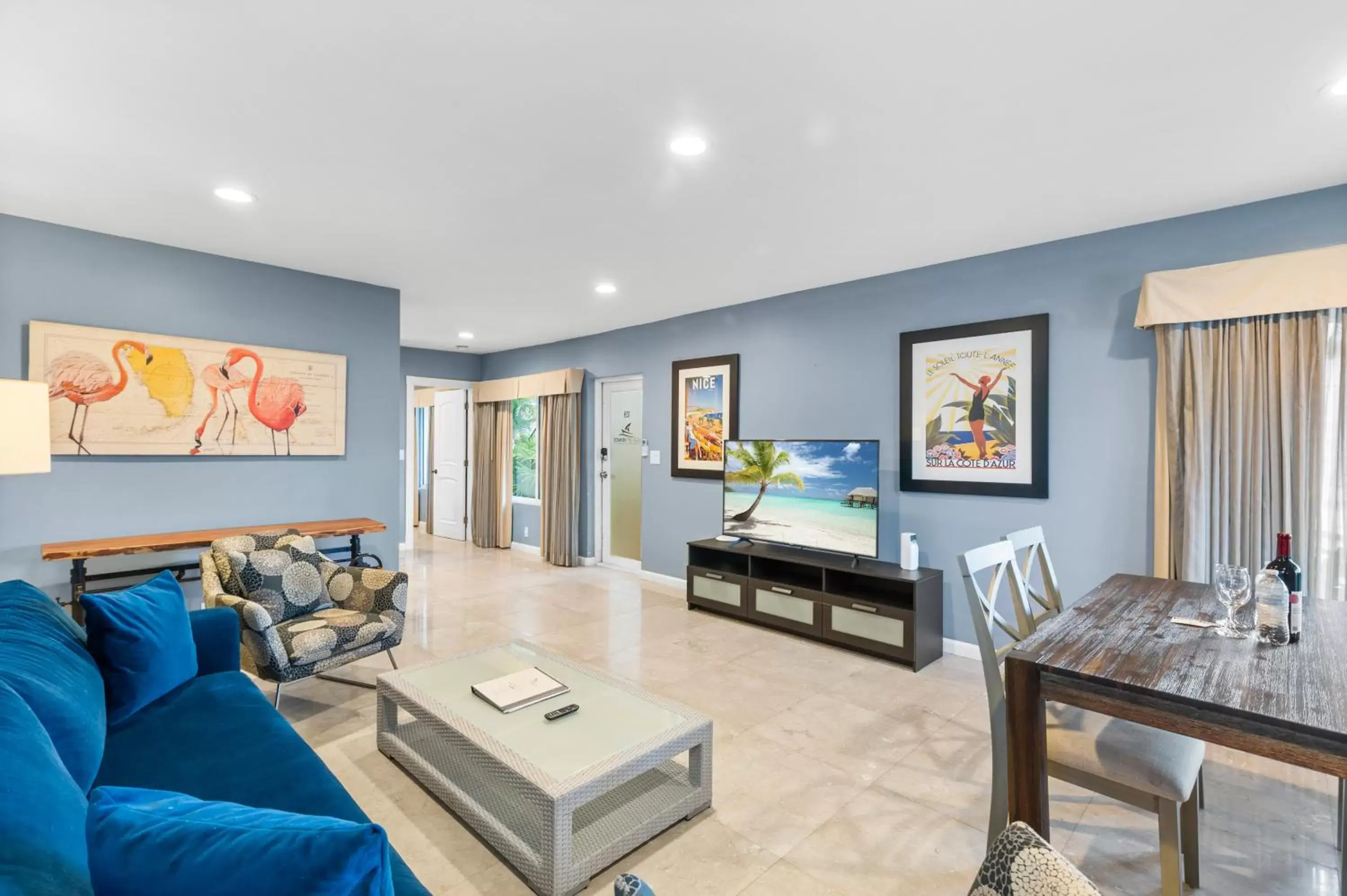 Living room, Seating Area in Isle of Venice Residence and Marina