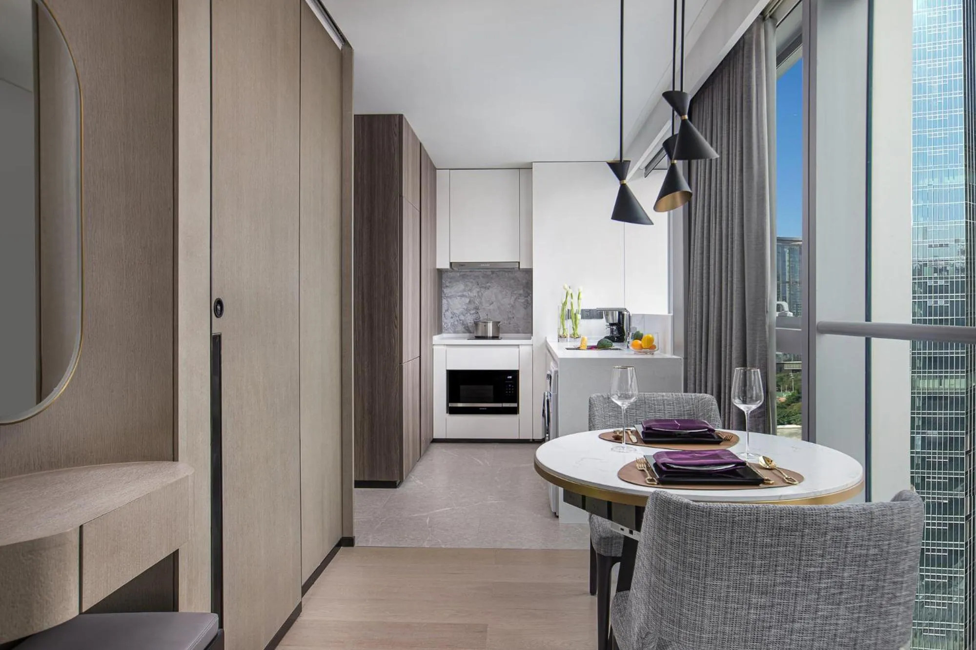 Dining area in Ascott ICC Guangzhou