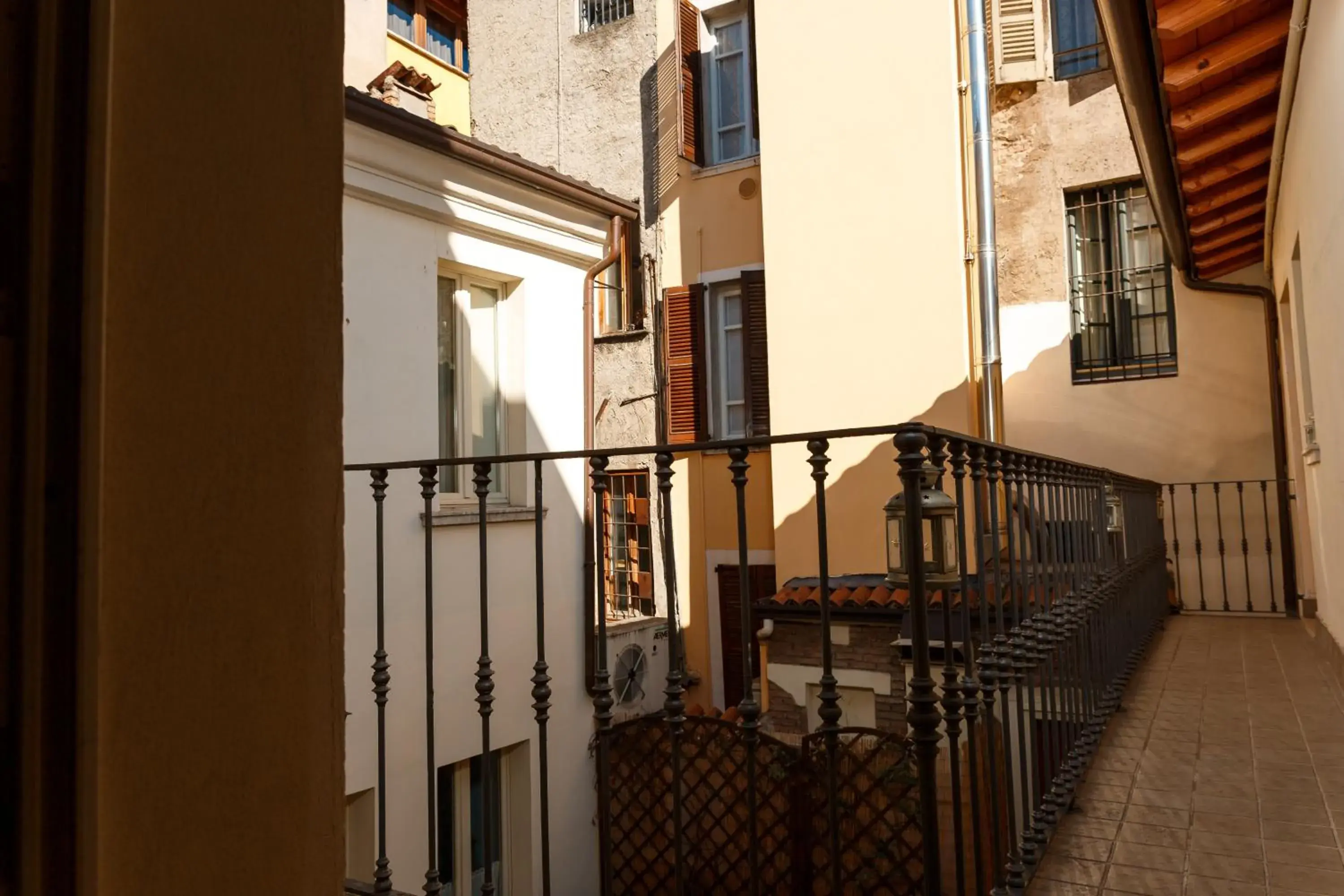 Balcony/Terrace in Albergo Orologio