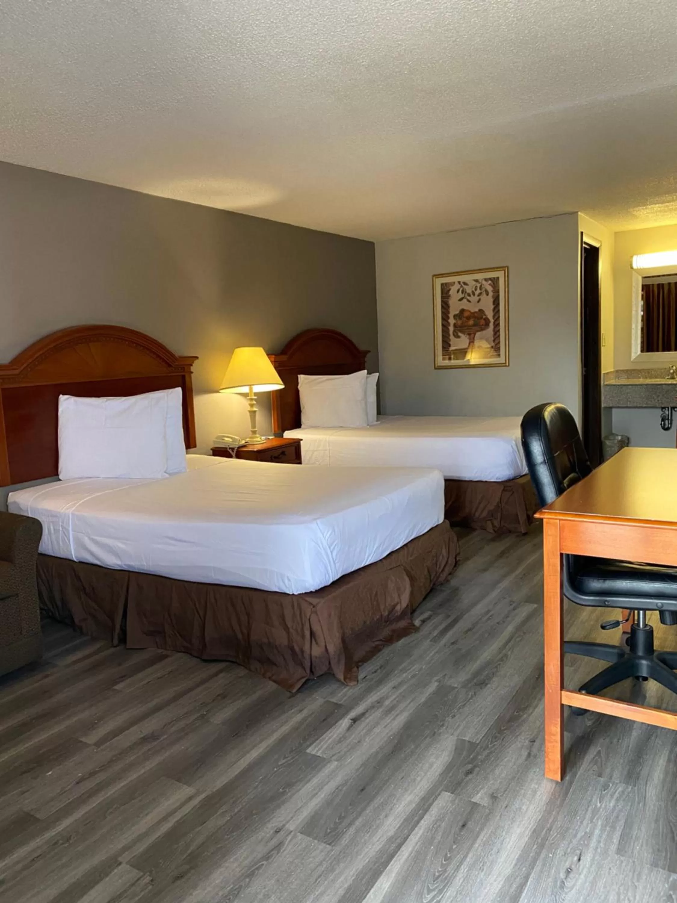 Bedroom, Bed in Travelodge by Wyndham Laurel Ft Meade Near NSA