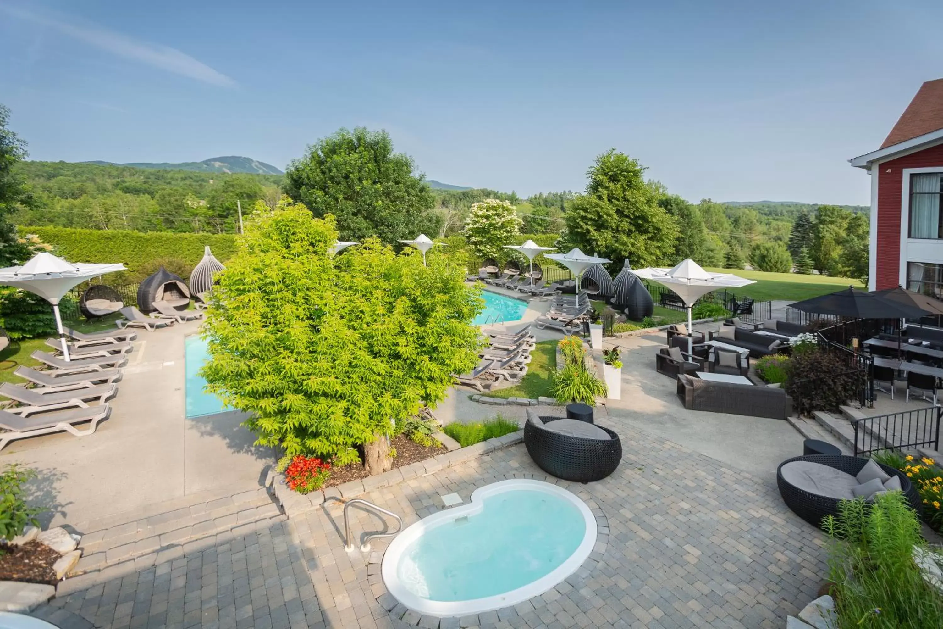 Swimming pool, Pool View in Estrimont Suites & Spa