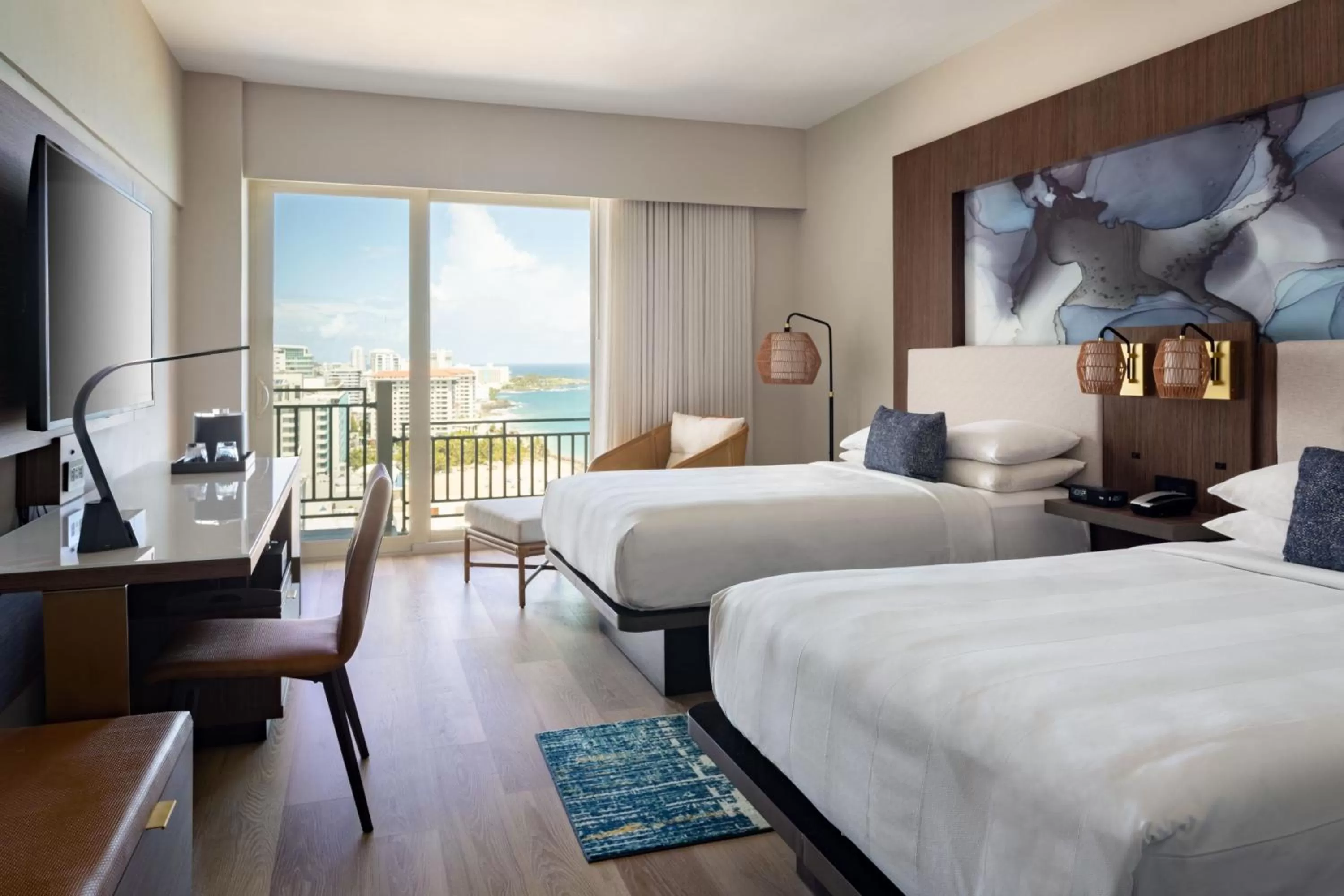 Photo of the whole room, Bed in San Juan Marriott Resort and Stellaris Casino