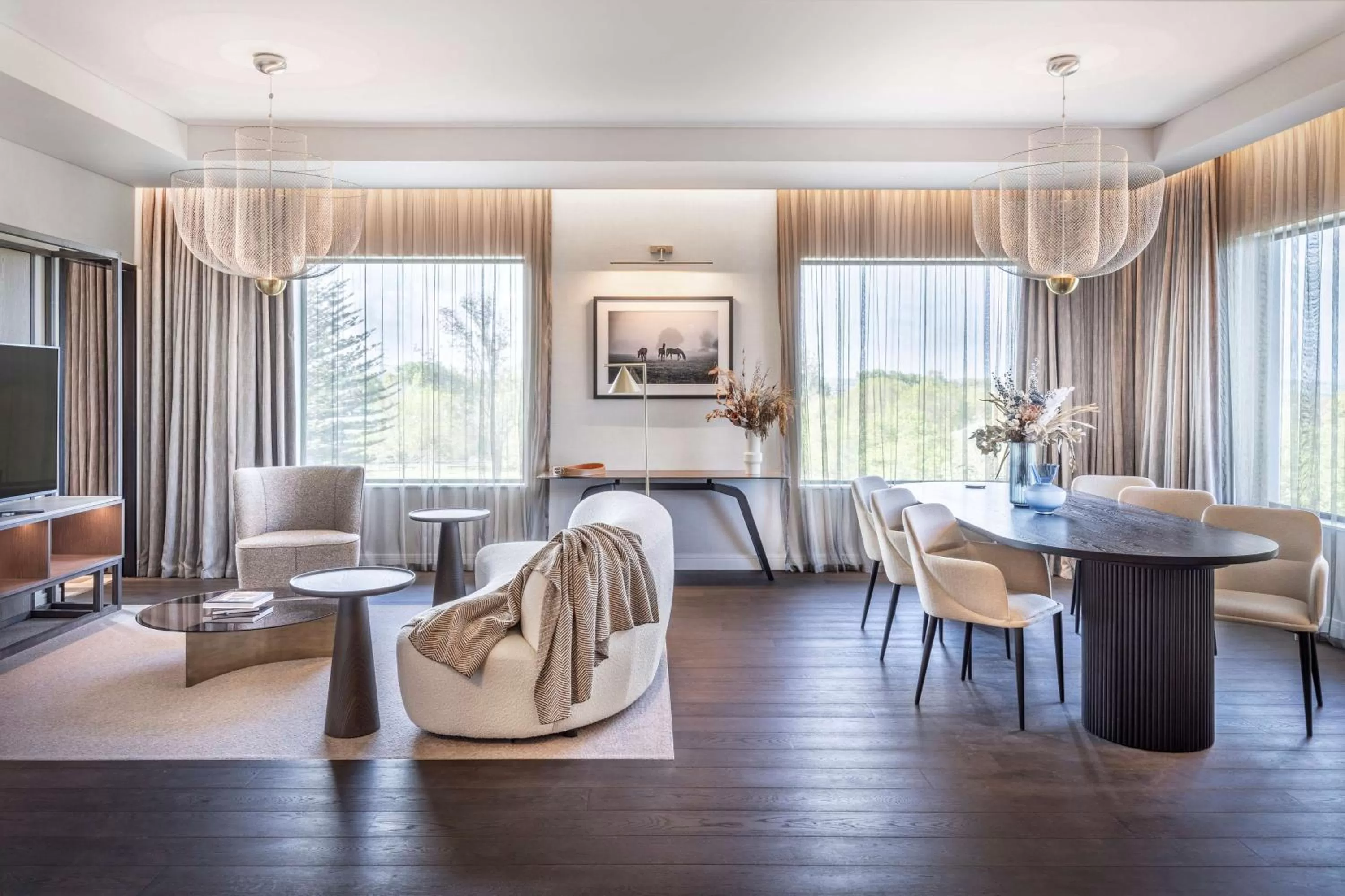 Living room in DoubleTree By Hilton Auckland Karaka