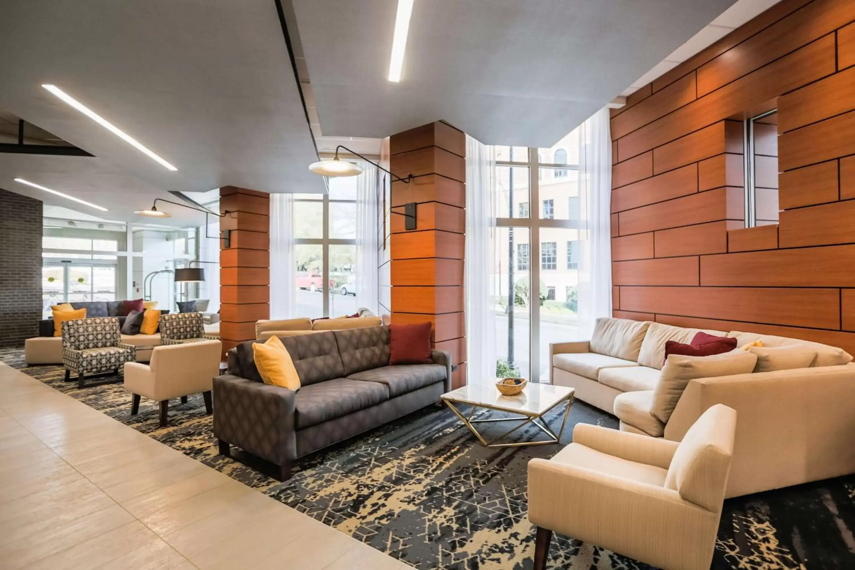 Lobby or reception, Seating Area in Hyatt Place Greenville Downtown