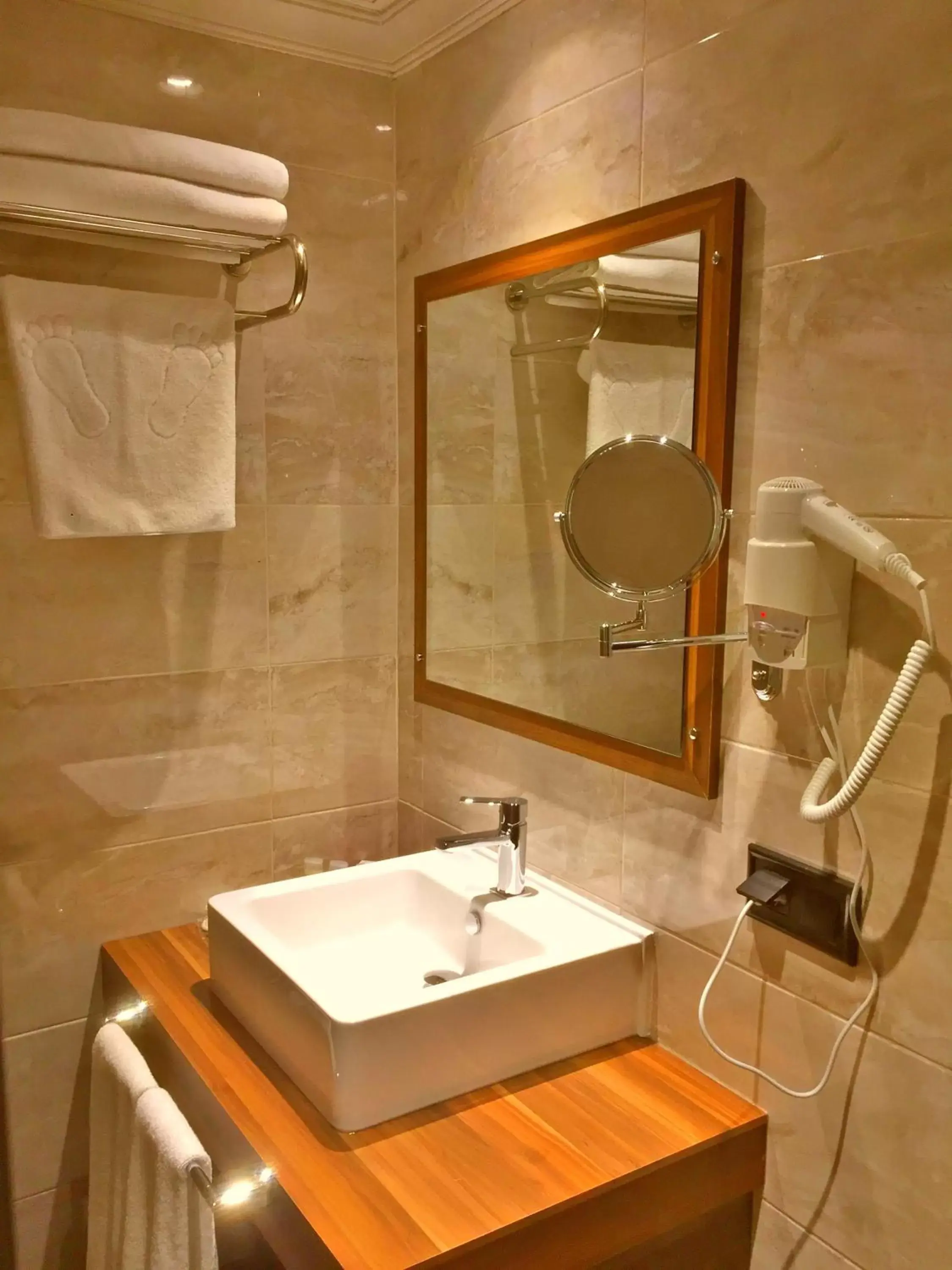 Bathroom in Sky Tower Hotel