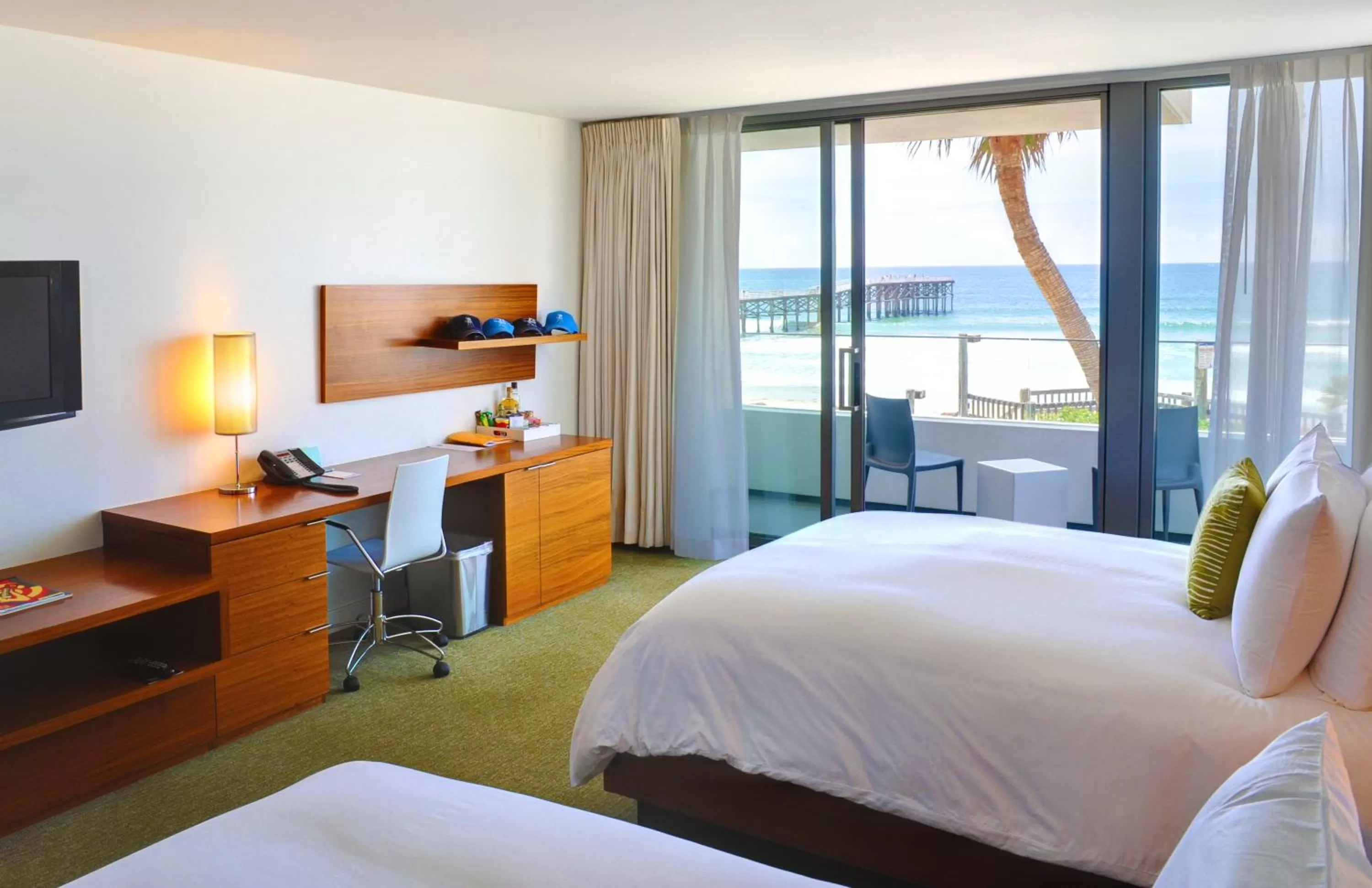 Bed in Tower 23 Hotel